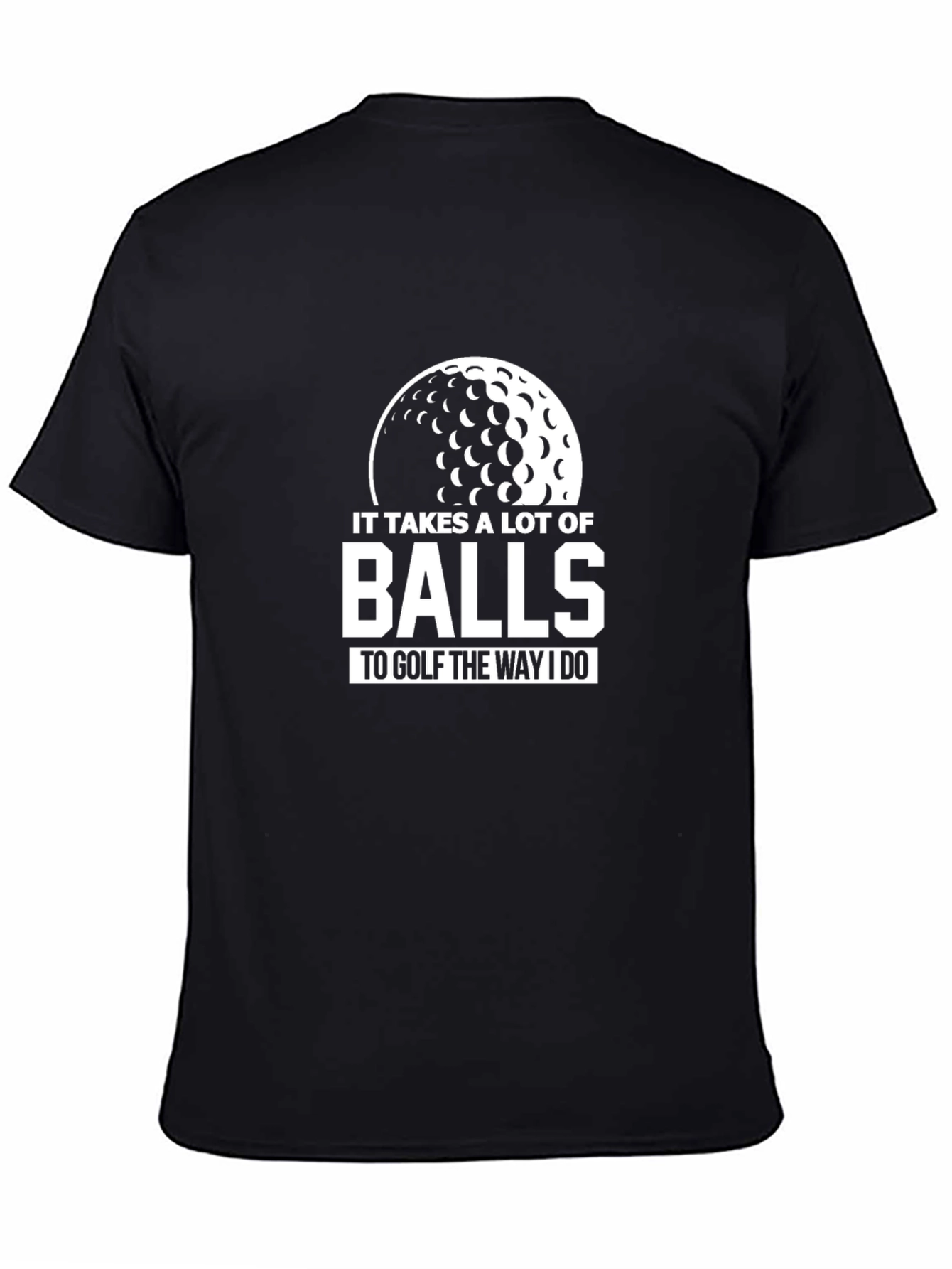 Funny Golf Balls Graphic Tee for Golfers