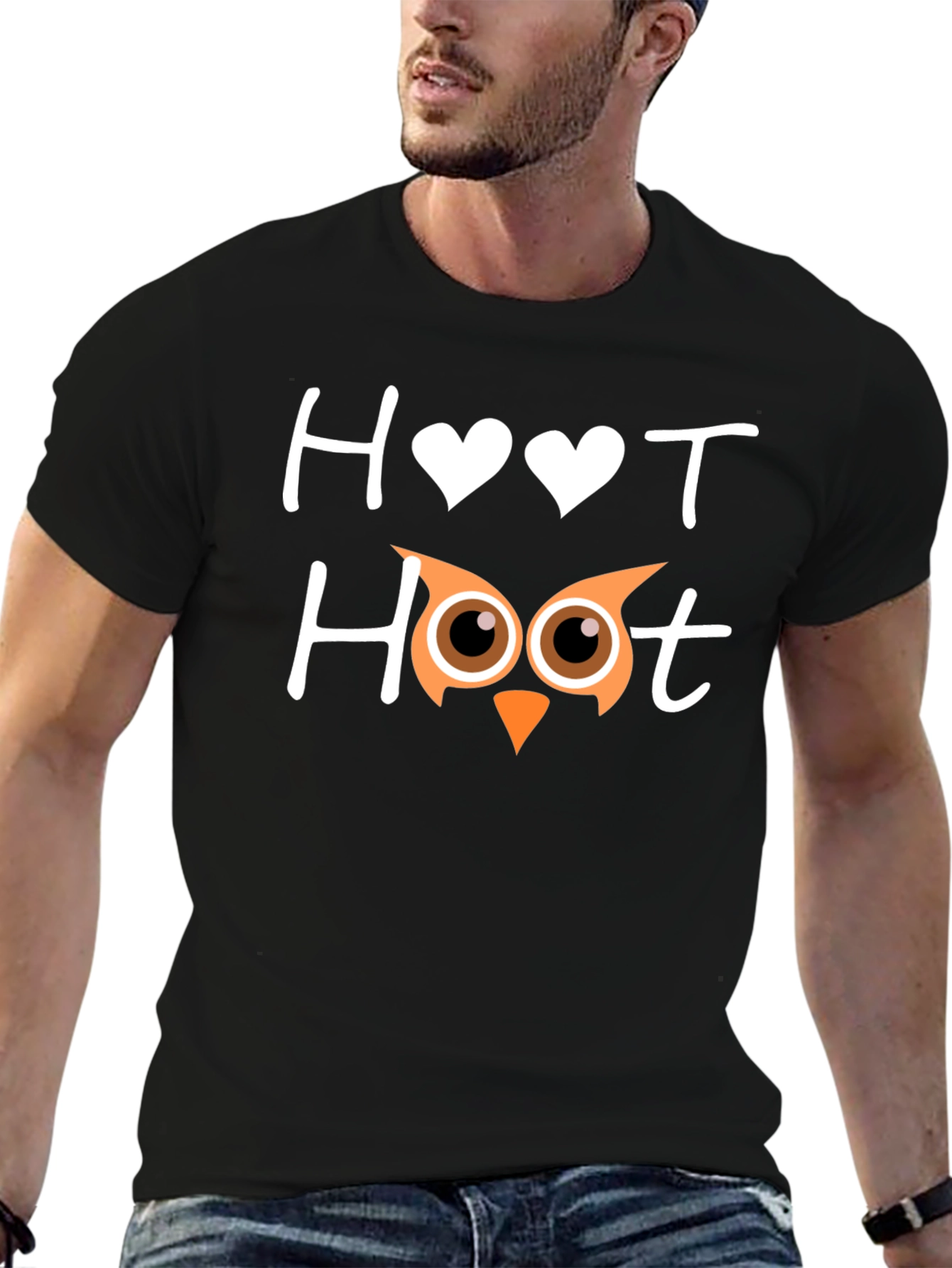 Hoot Owl Graphic Tee - Black T-Shirt