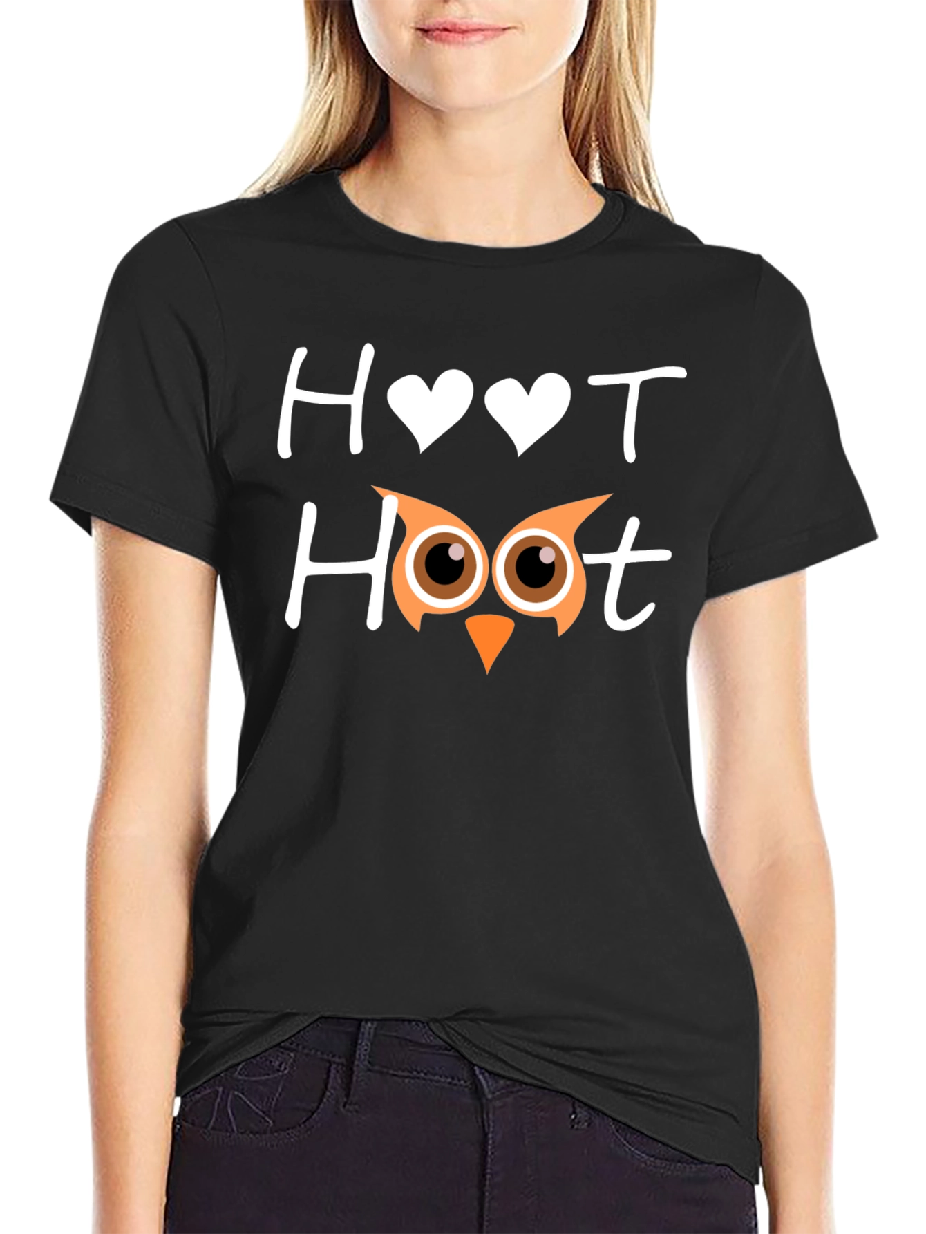 Hoot Owl Graphic Tee - Black T-Shirt