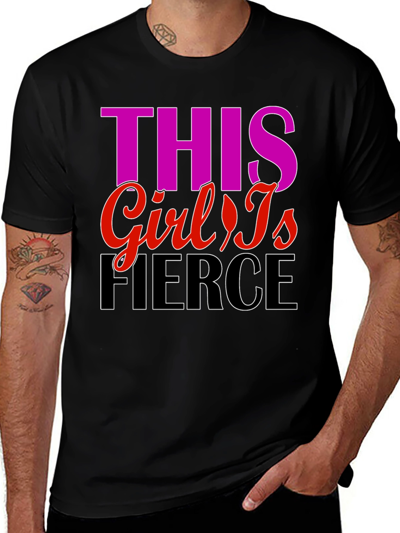 Fierce Girl T-Shirt - Bold Statement Tee