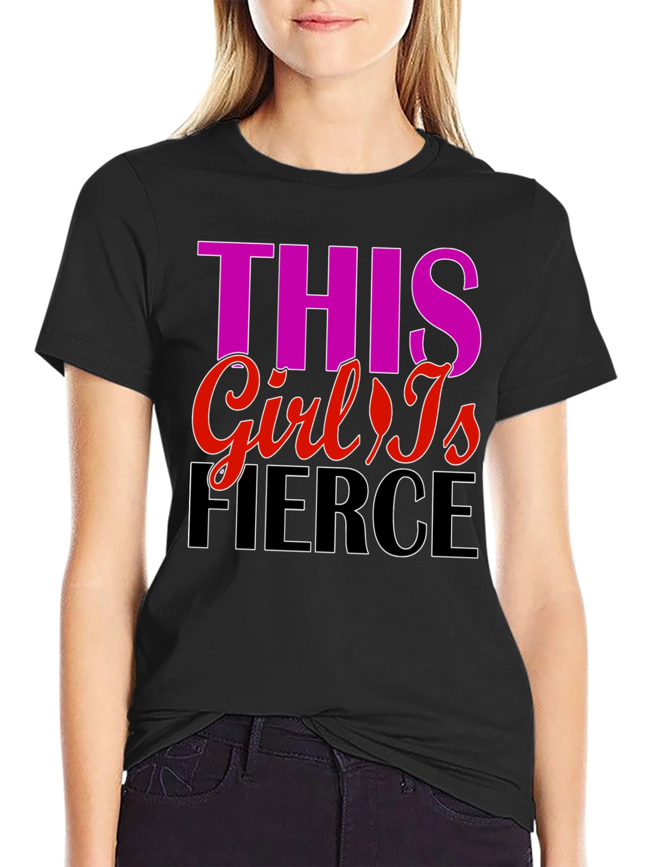 Fierce Girl T-Shirt - Bold Statement Tee