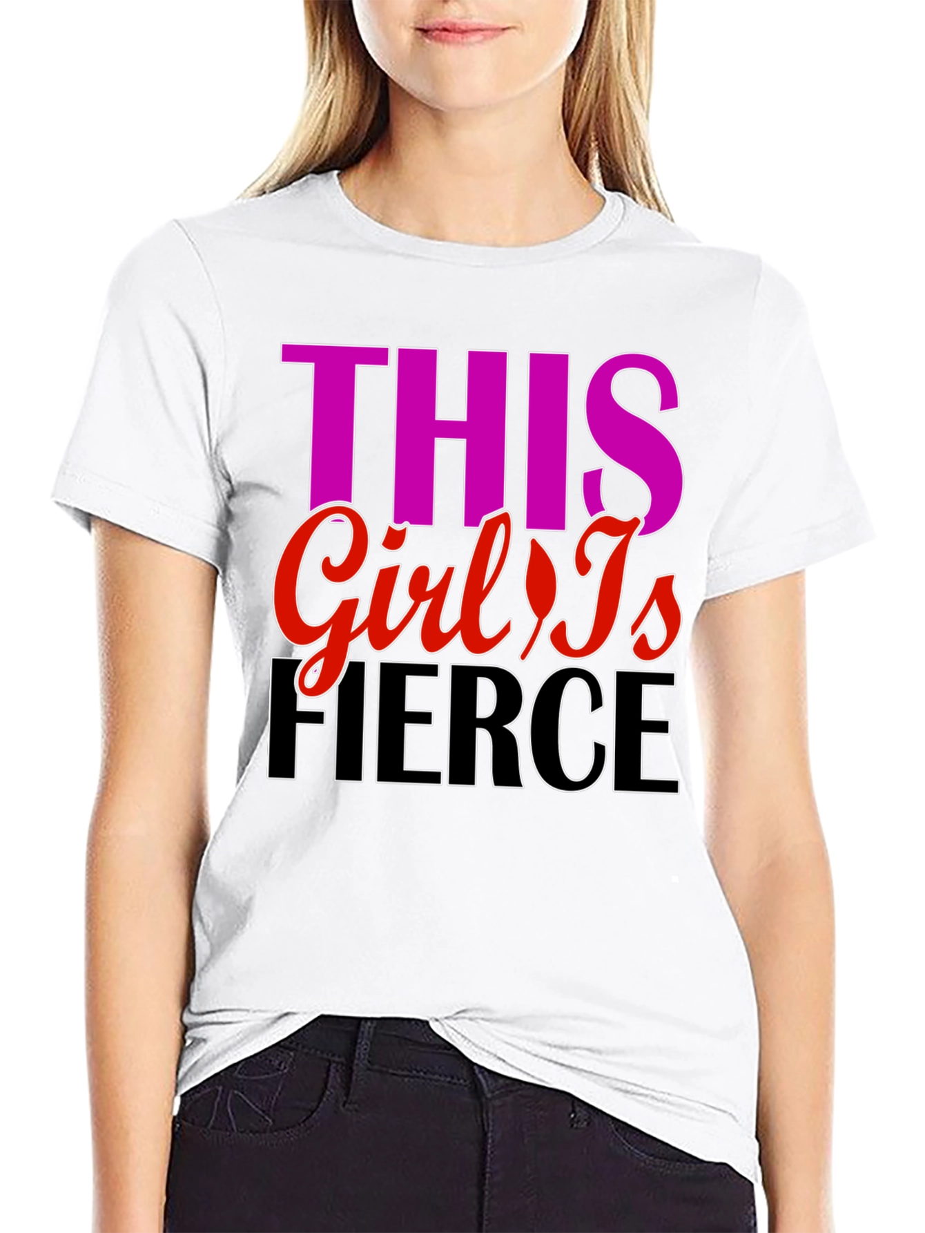 Fierce Girl T-Shirt - Bold Statement Tee