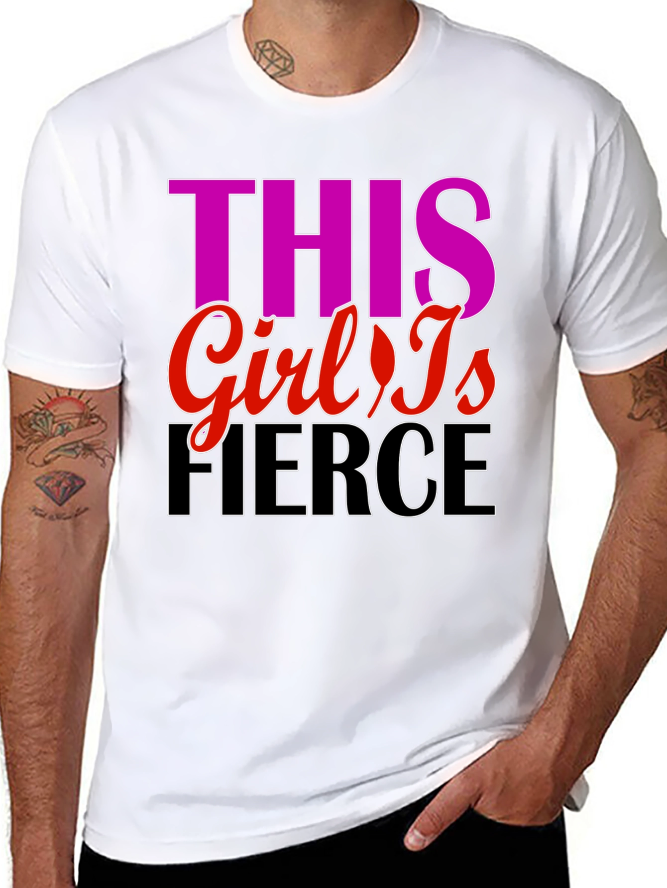 Fierce Girl T-Shirt - Bold Statement Tee