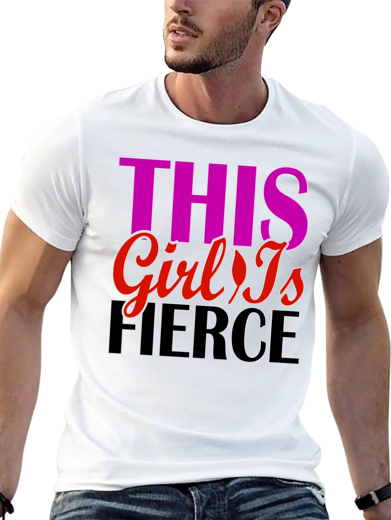 Fierce Girl T-Shirt - Bold Statement Tee