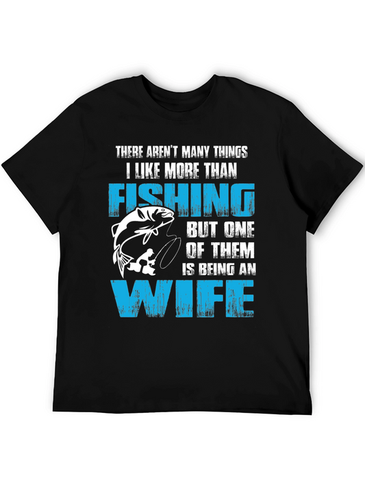 Fishing Wife T-Shirt Funny Gift For Fisherman