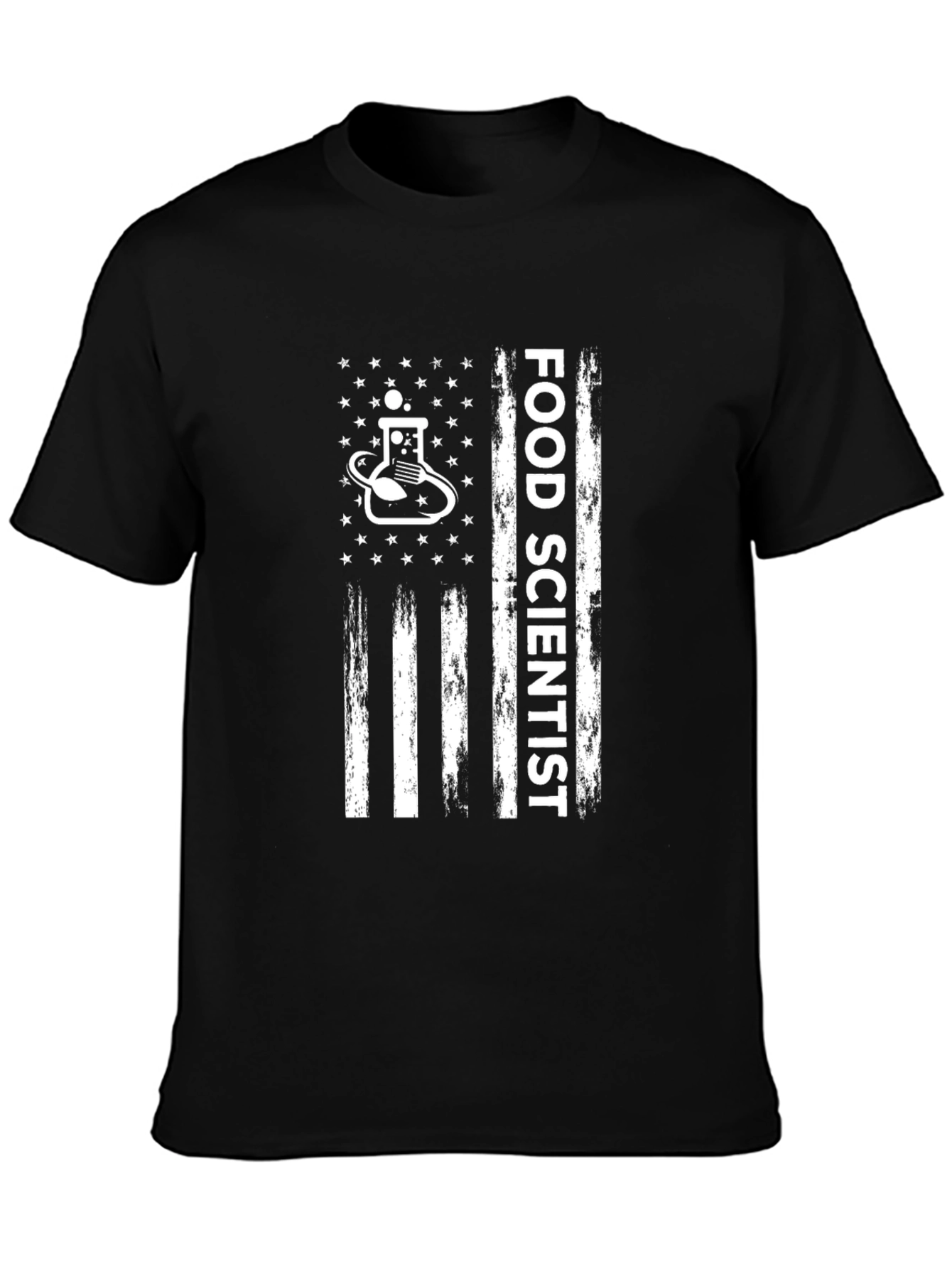 Food Scientist American Flag T-Shirt