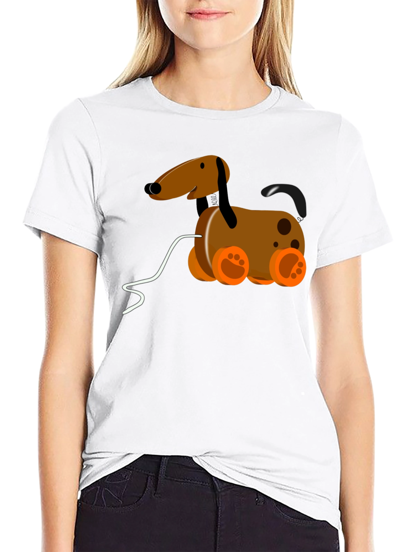 Pull Toy Dog Graphic Tee