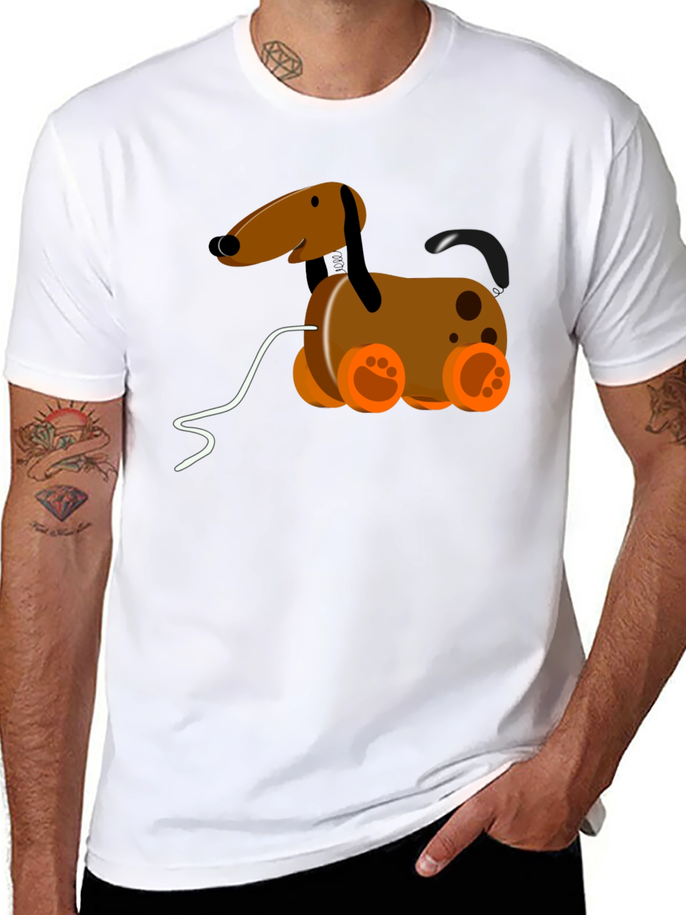 Pull Toy Dog Graphic Tee