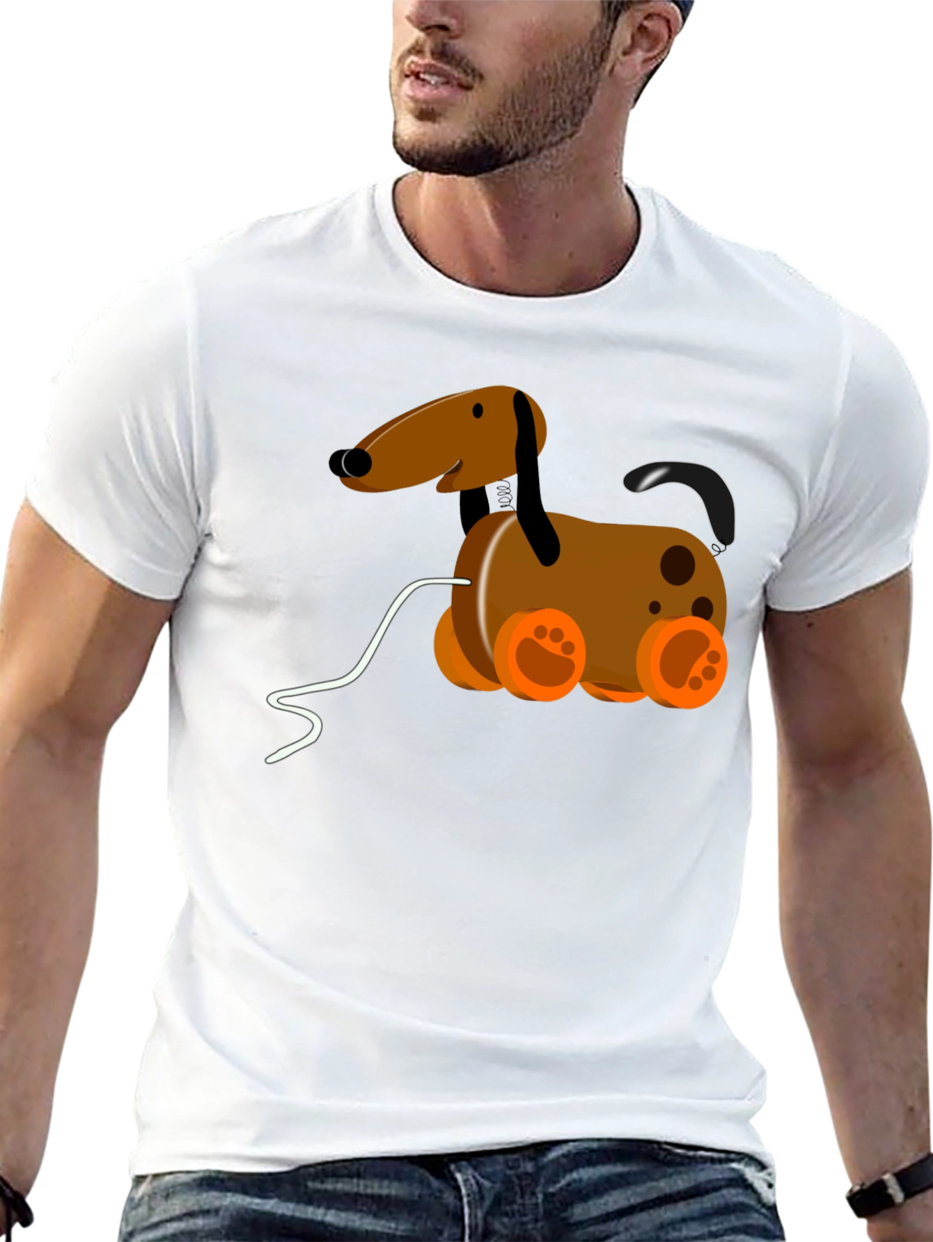 Pull Toy Dog Graphic Tee