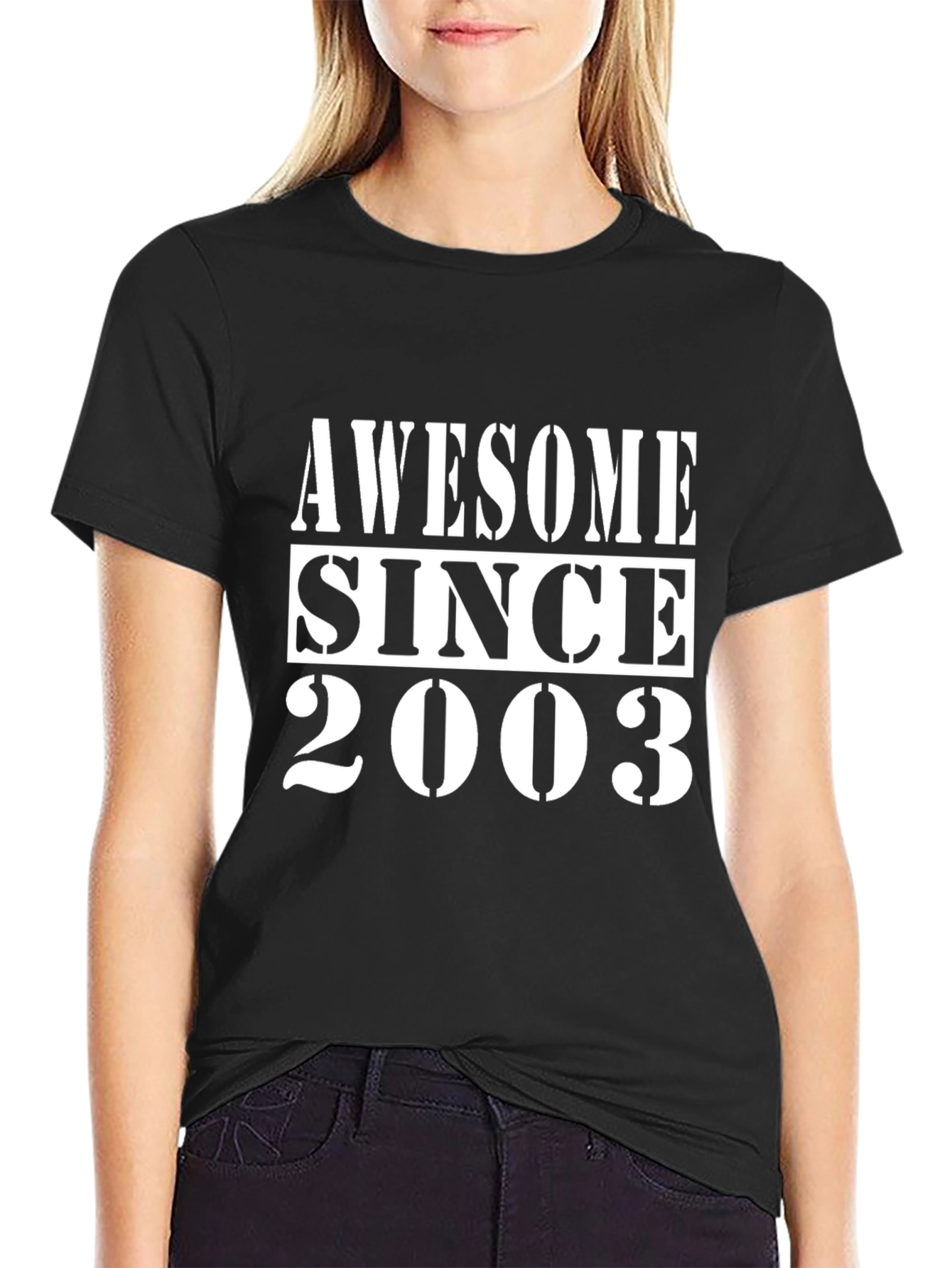 Awesome Since 2003 Black T-Shirt