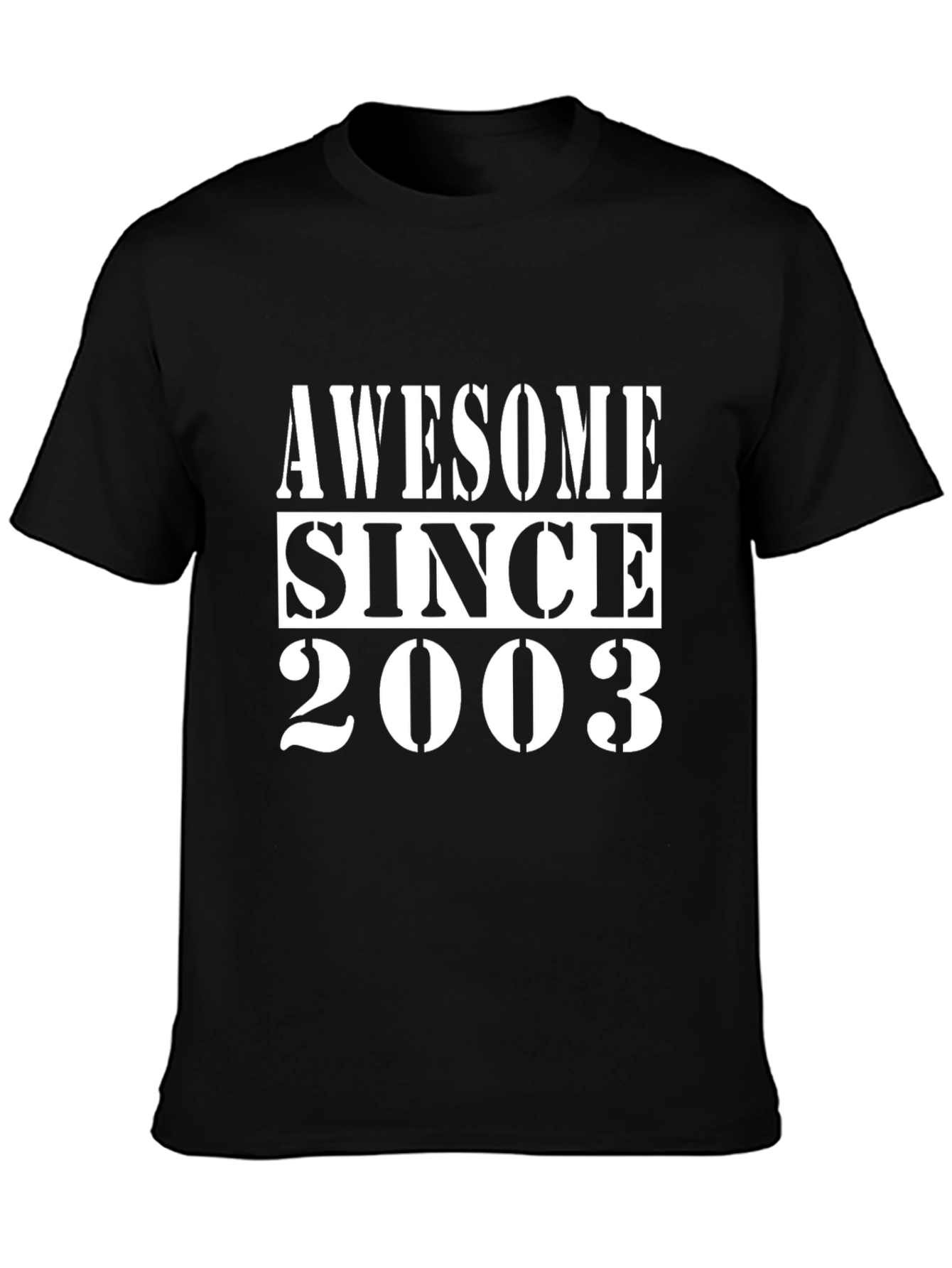 Awesome Since 2003 Black T-Shirt