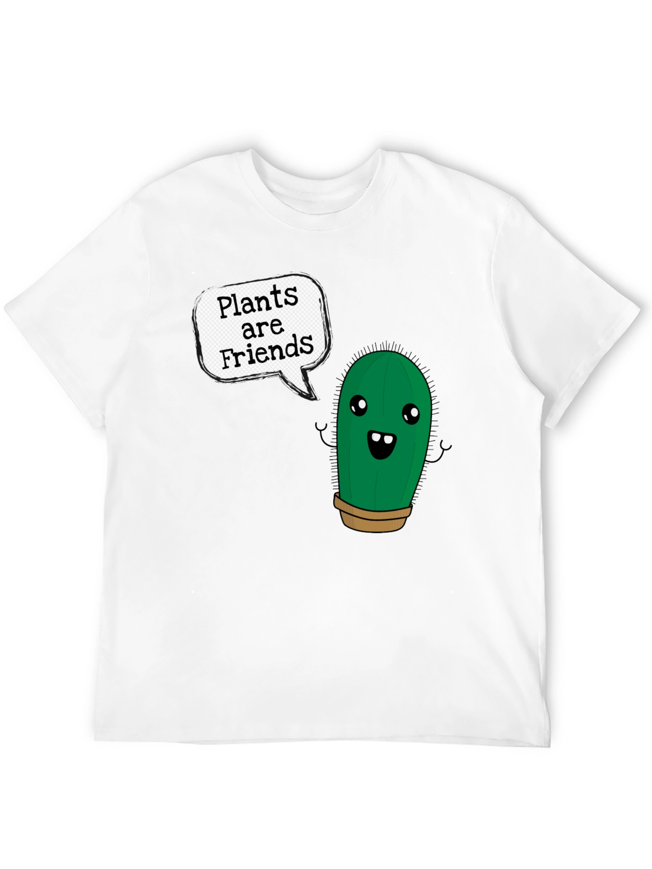 Plants are Friends Tee - Cute Cactus Shirt