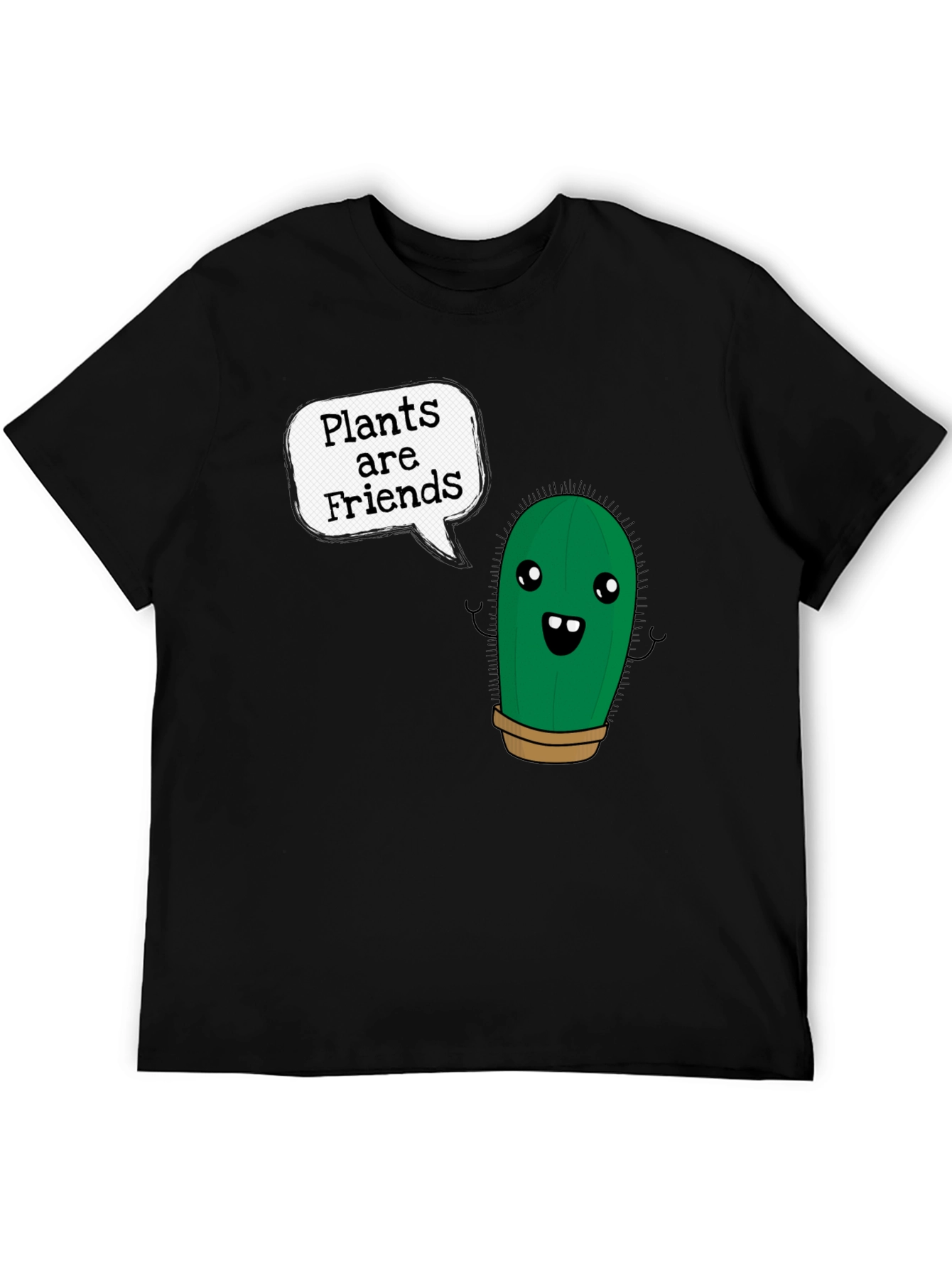 Plants are Friends Tee - Cute Cactus Shirt