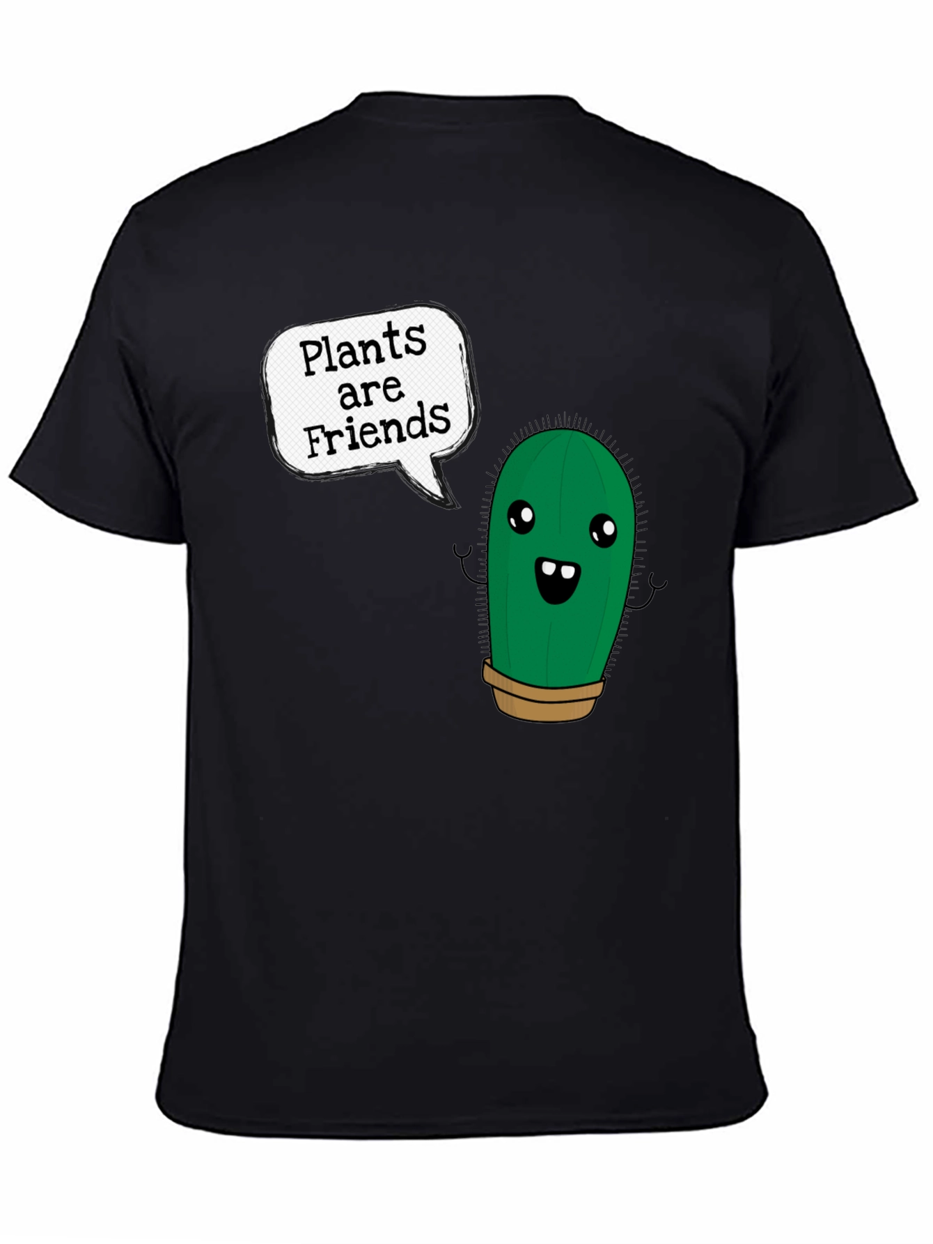 Plants are Friends Tee - Cute Cactus Shirt