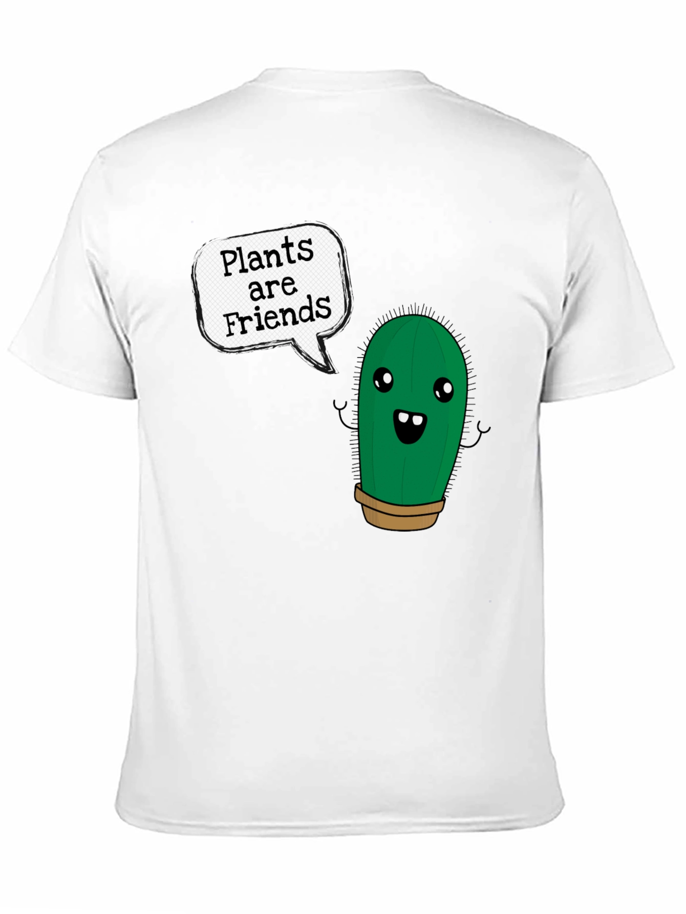 Plants are Friends Tee - Cute Cactus Shirt