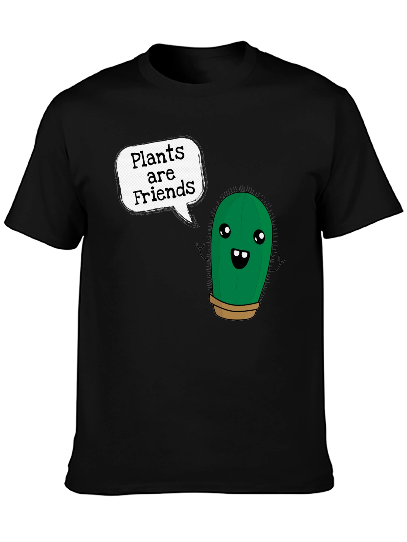 Plants are Friends Tee - Cute Cactus Shirt