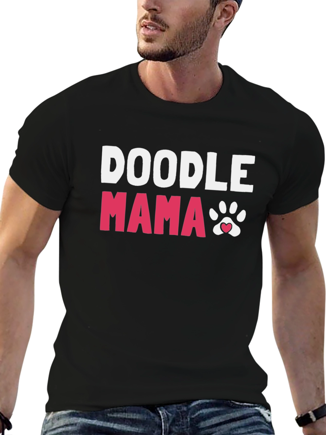 Doodle Mama Paw Print T-Shirt