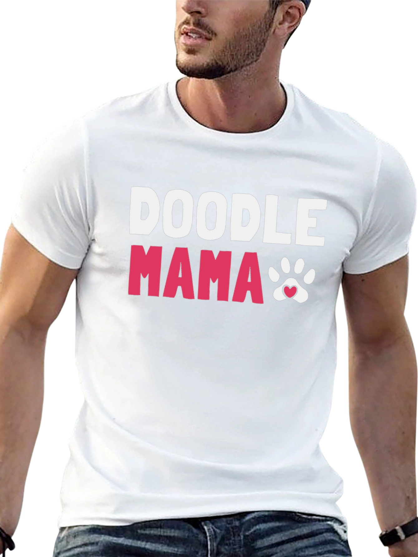 Doodle Mama Paw Print T-Shirt