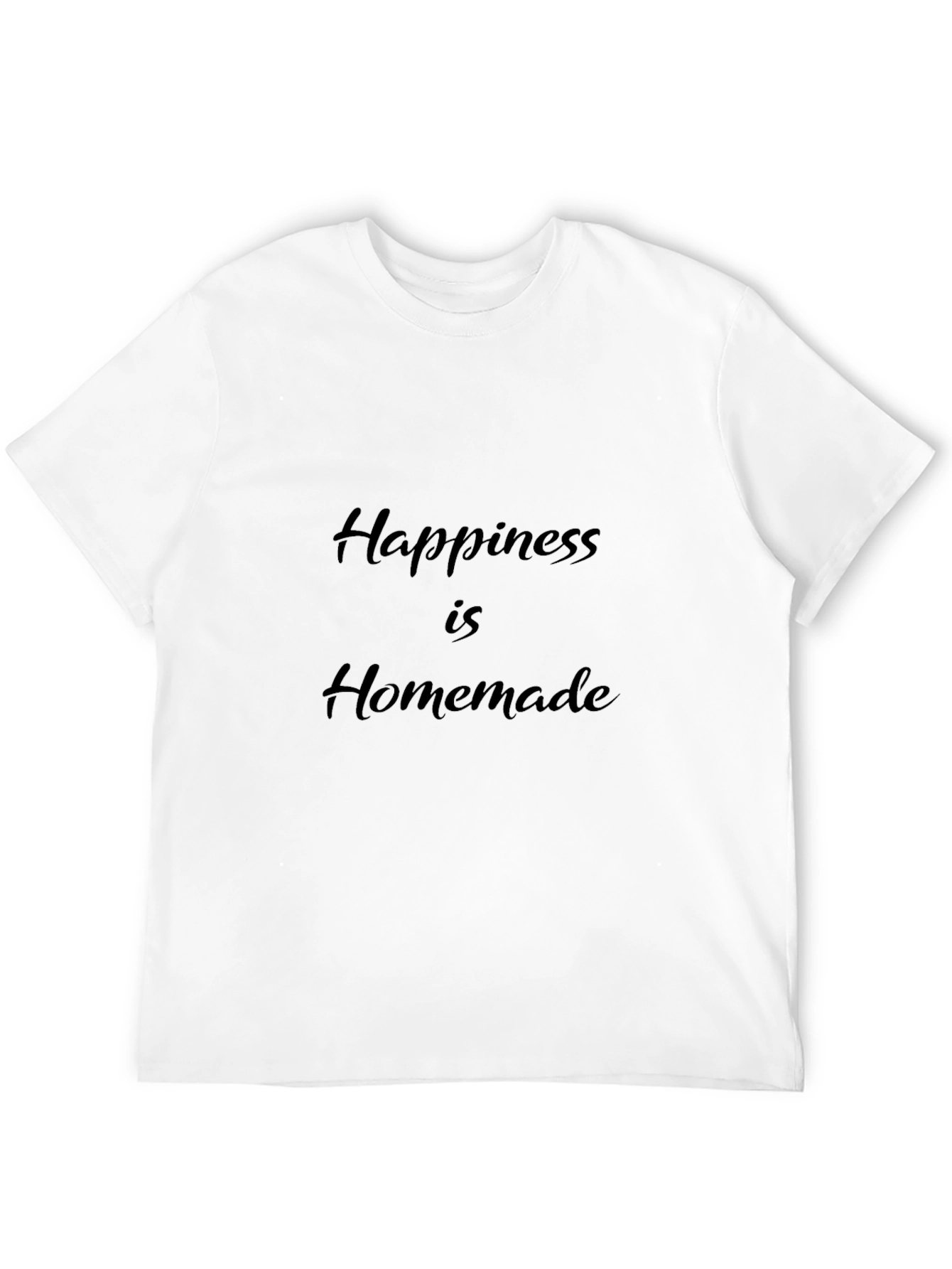Happiness is Homemade Black T-Shirt