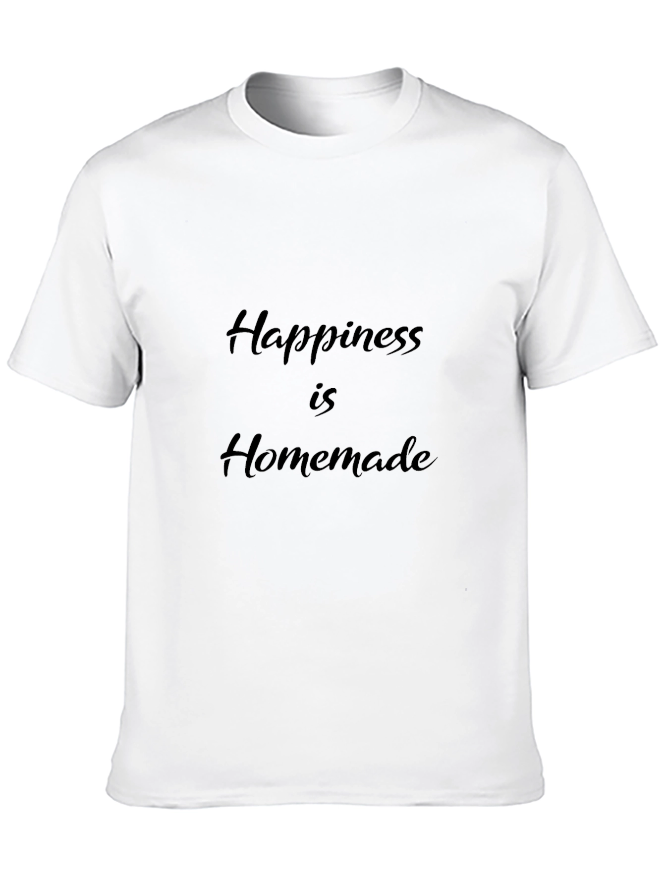 Happiness is Homemade Black T-Shirt