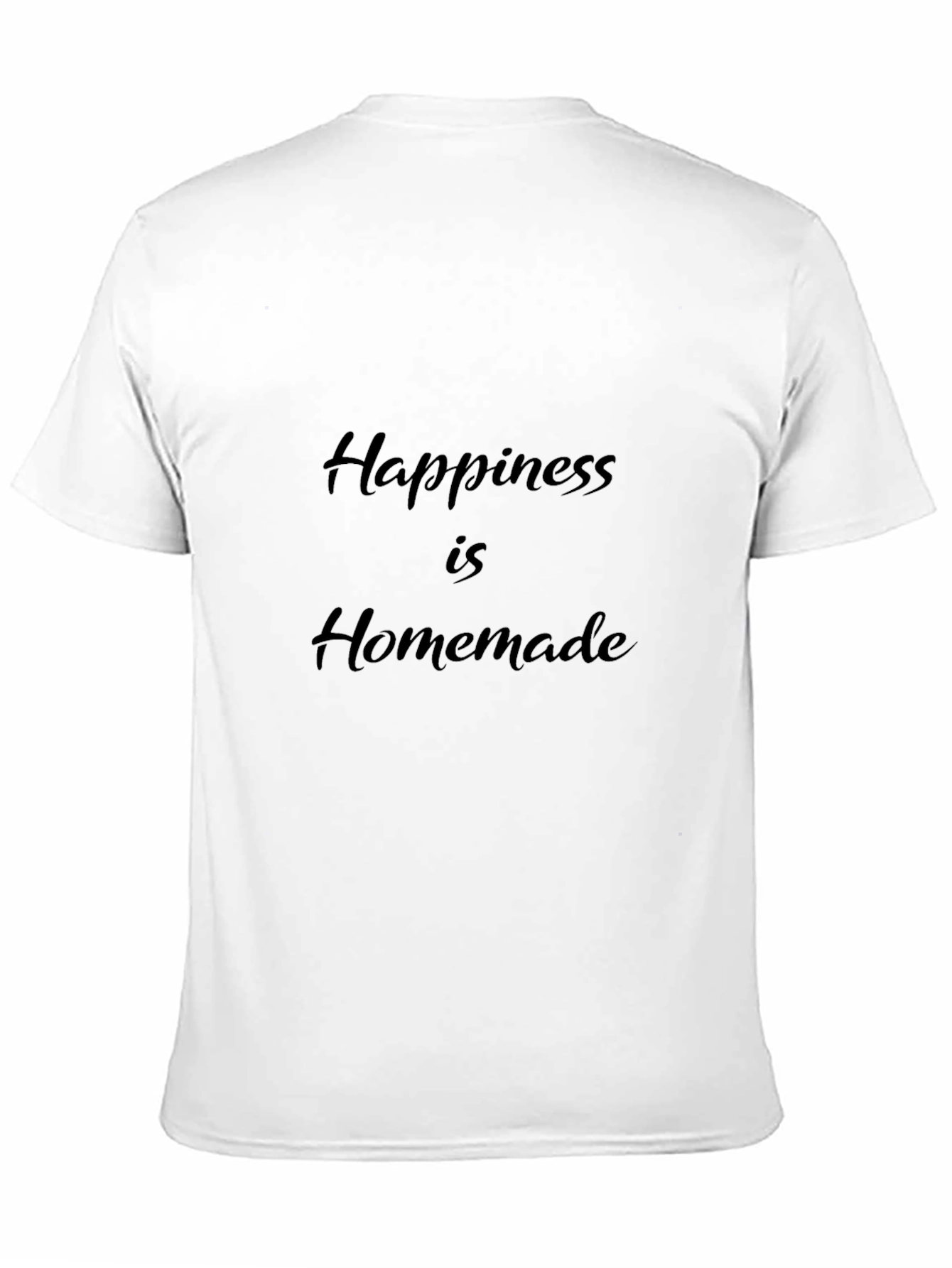 Happiness is Homemade Black T-Shirt