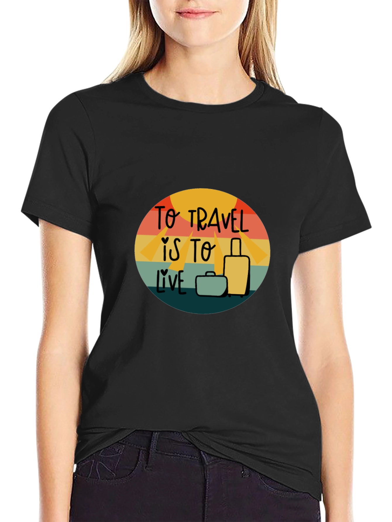 Travel is to Live Graphic Tee - Adventure T-Shirt