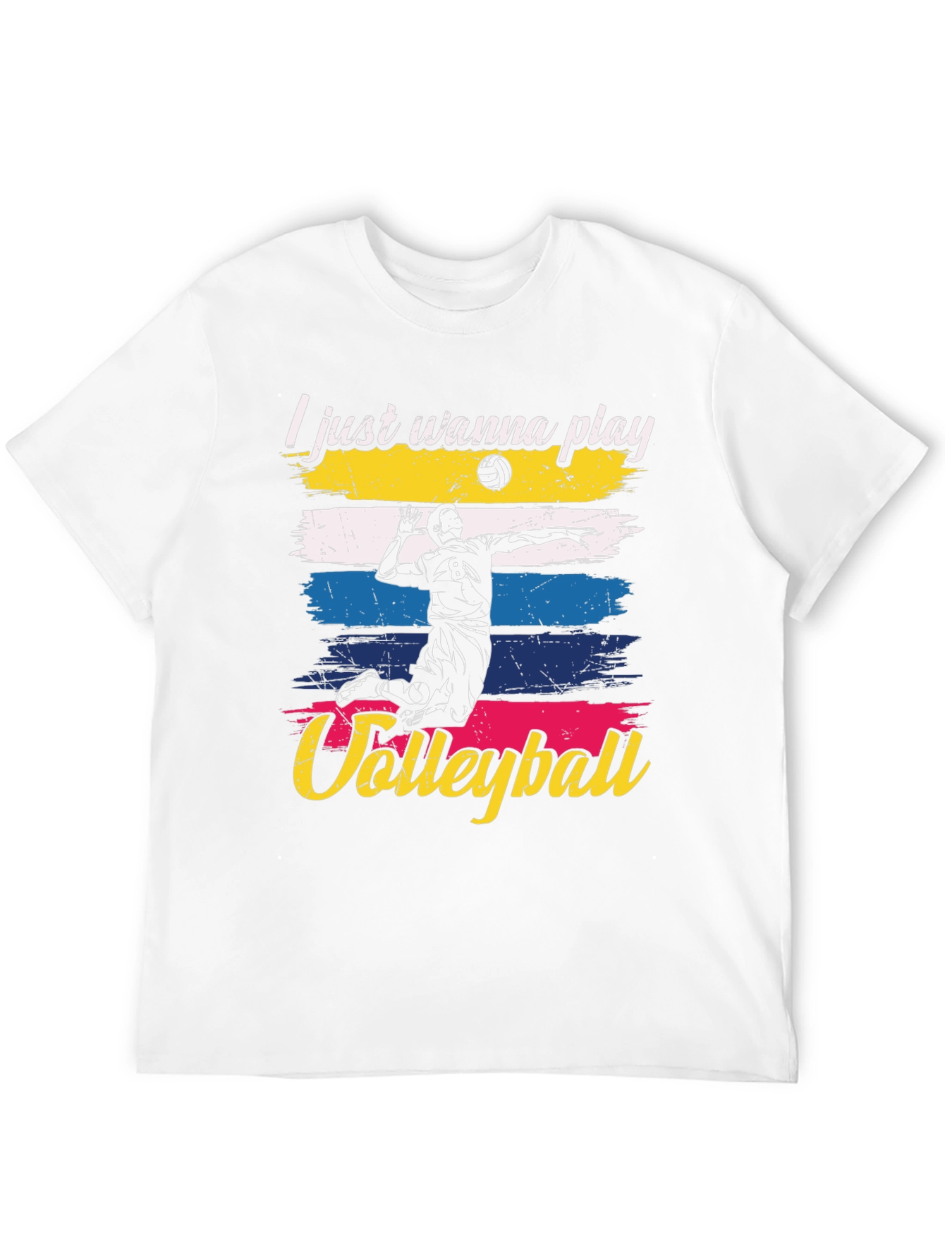 Volleyball Player Graphic T-Shirt