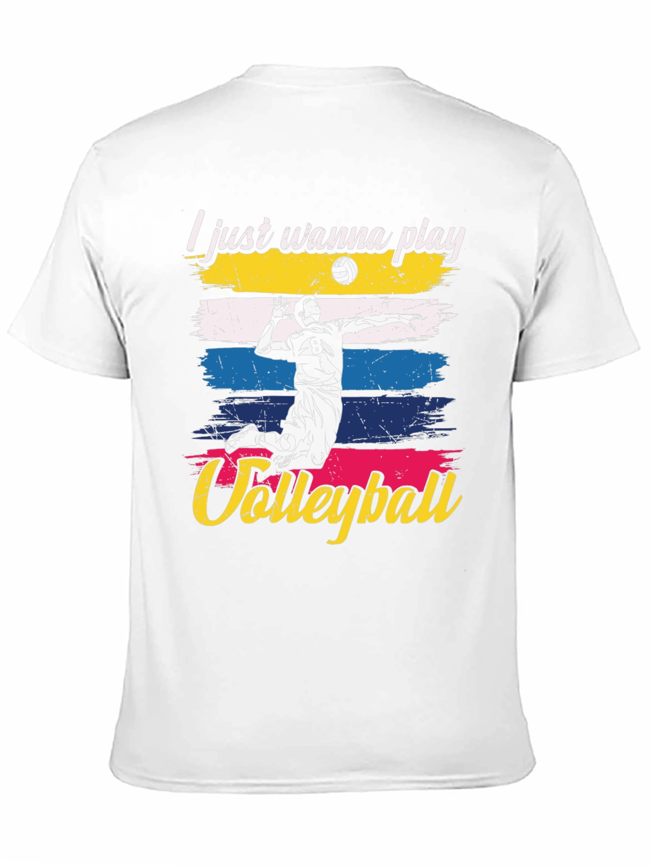 Volleyball Player Graphic T-Shirt