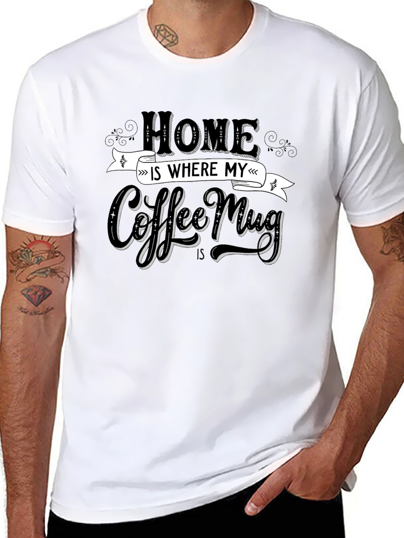 Home is Where My Coffee Mug Is T-Shirt