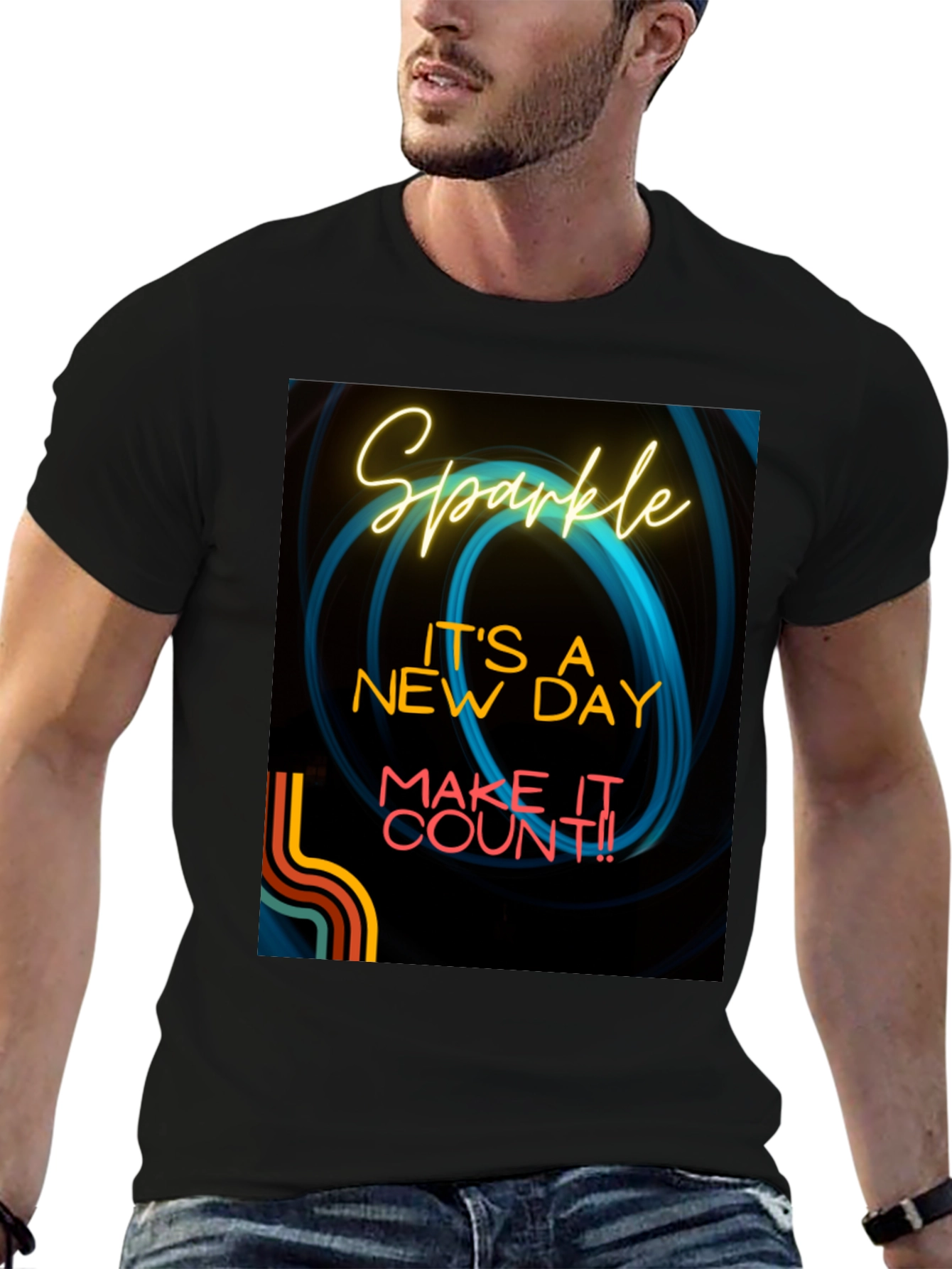 Sparkle New Day Graphic Tee