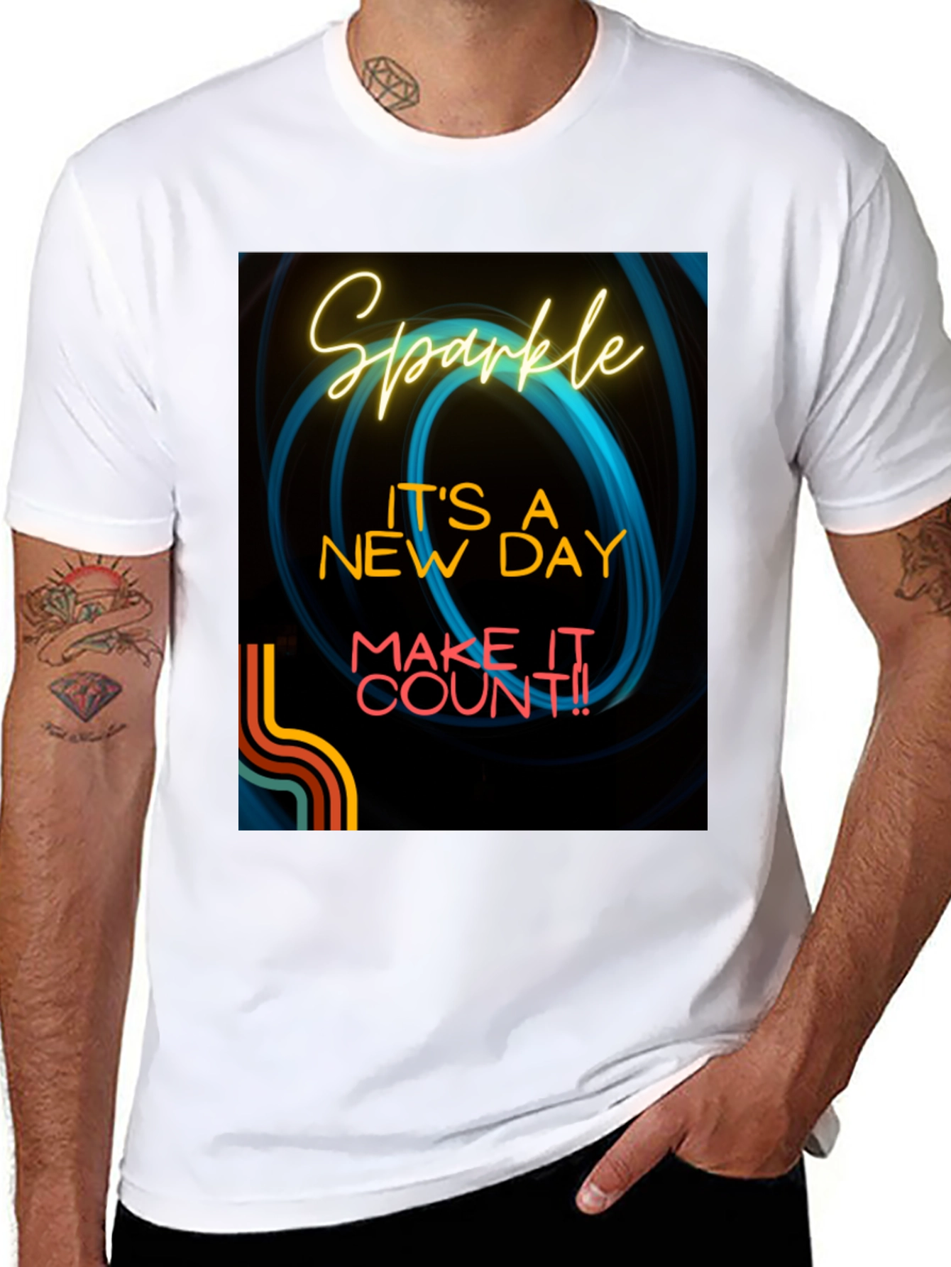Sparkle New Day Graphic Tee