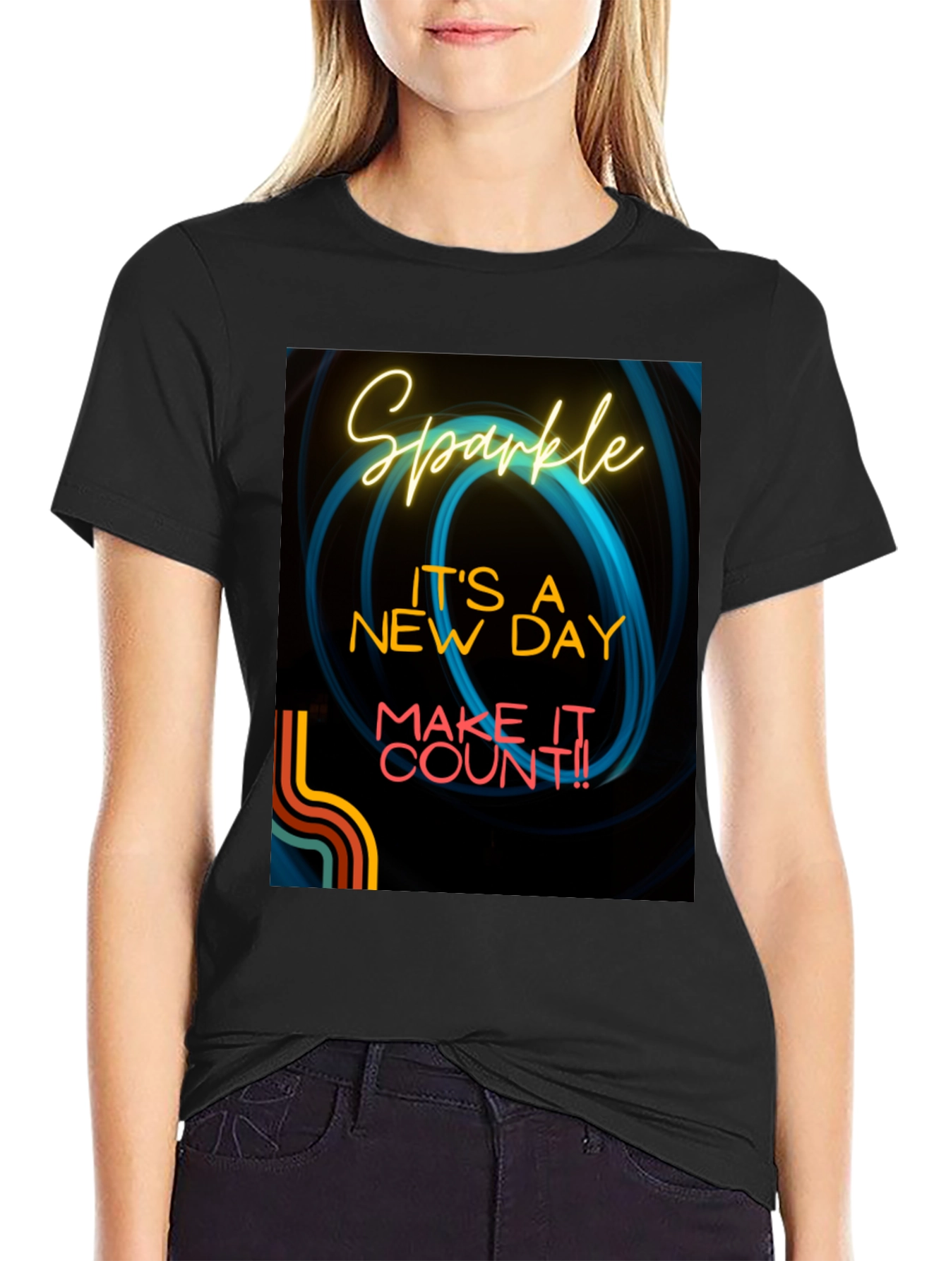 Sparkle New Day Graphic Tee