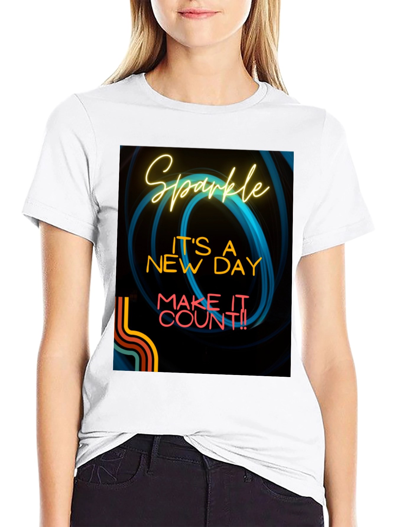 Sparkle New Day Graphic Tee