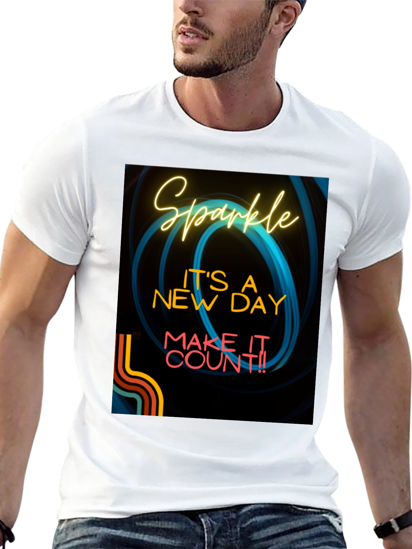 Sparkle New Day Graphic Tee