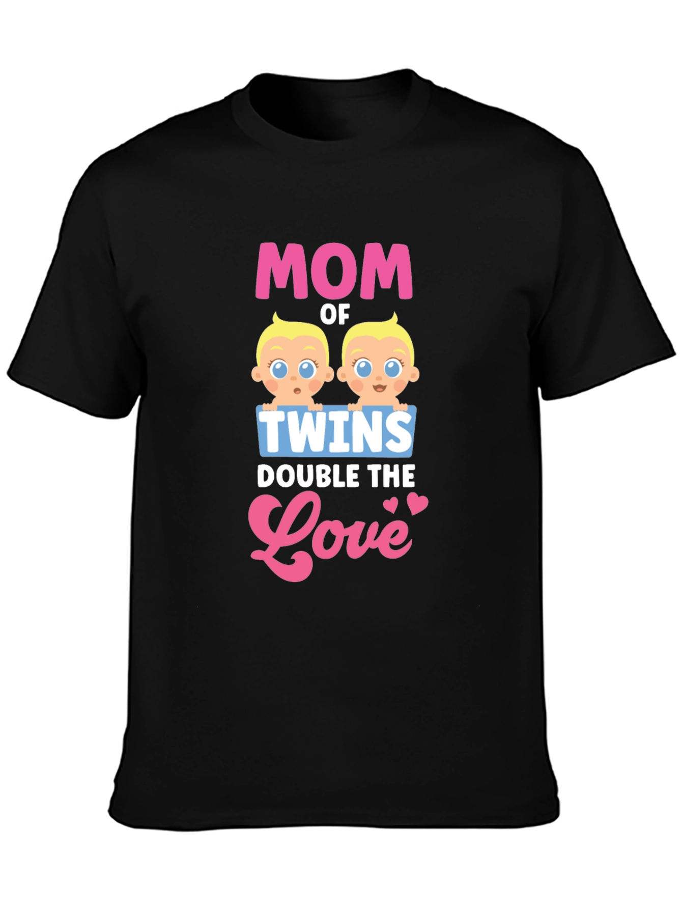 Mom of Twins T-Shirt - Double the Love!