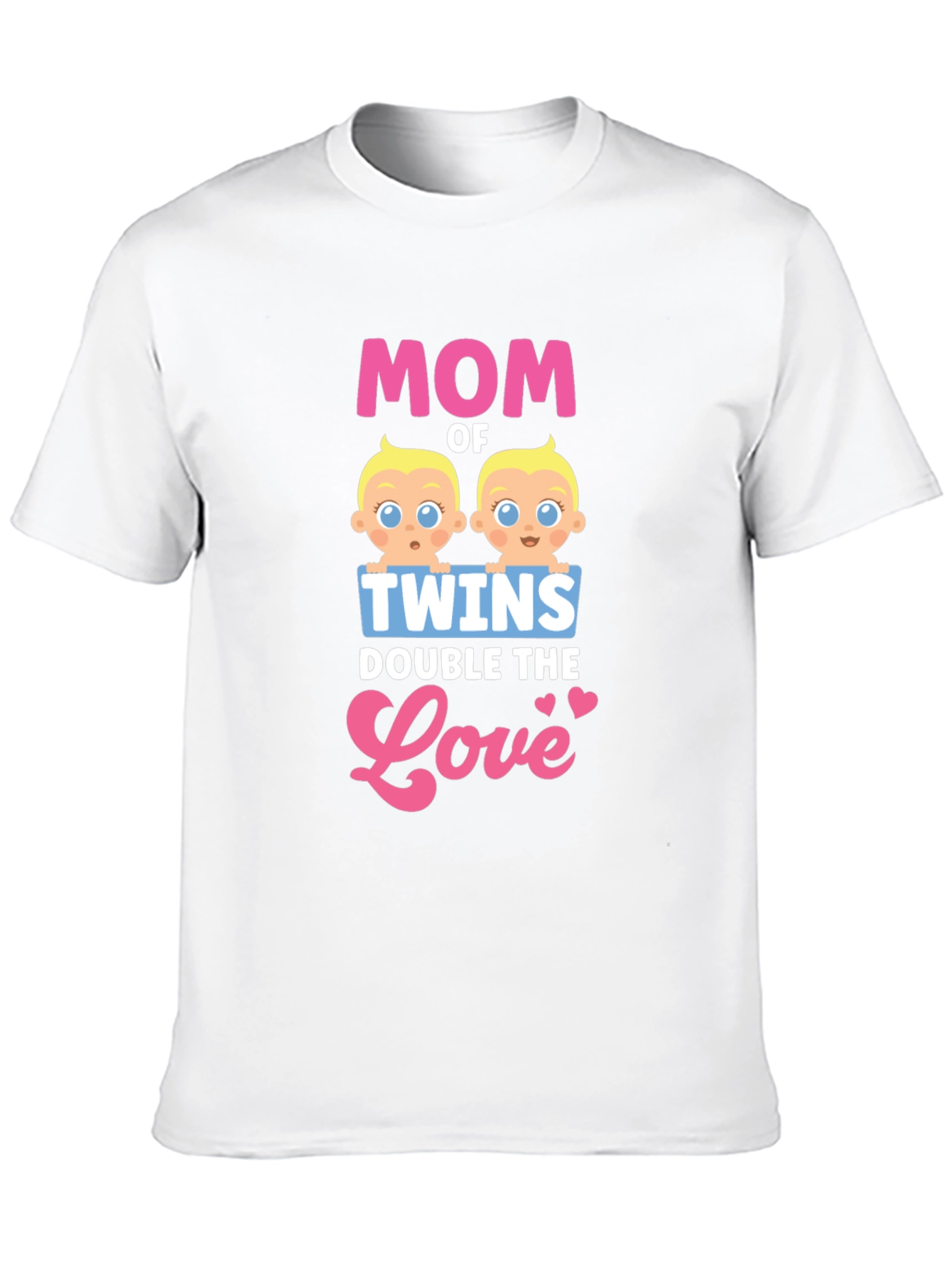 Mom of Twins T-Shirt - Double the Love!