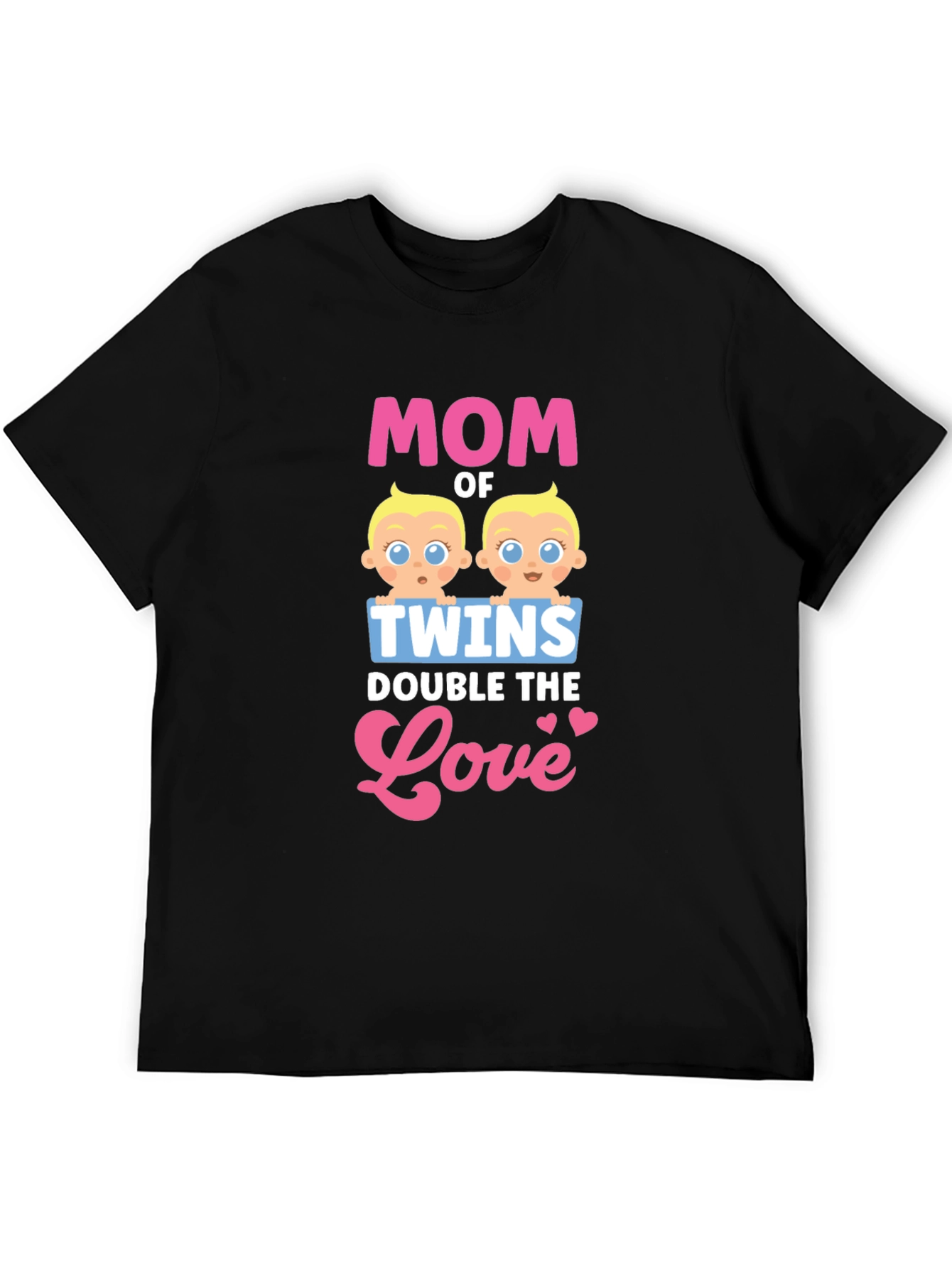 Mom of Twins T-Shirt - Double the Love!