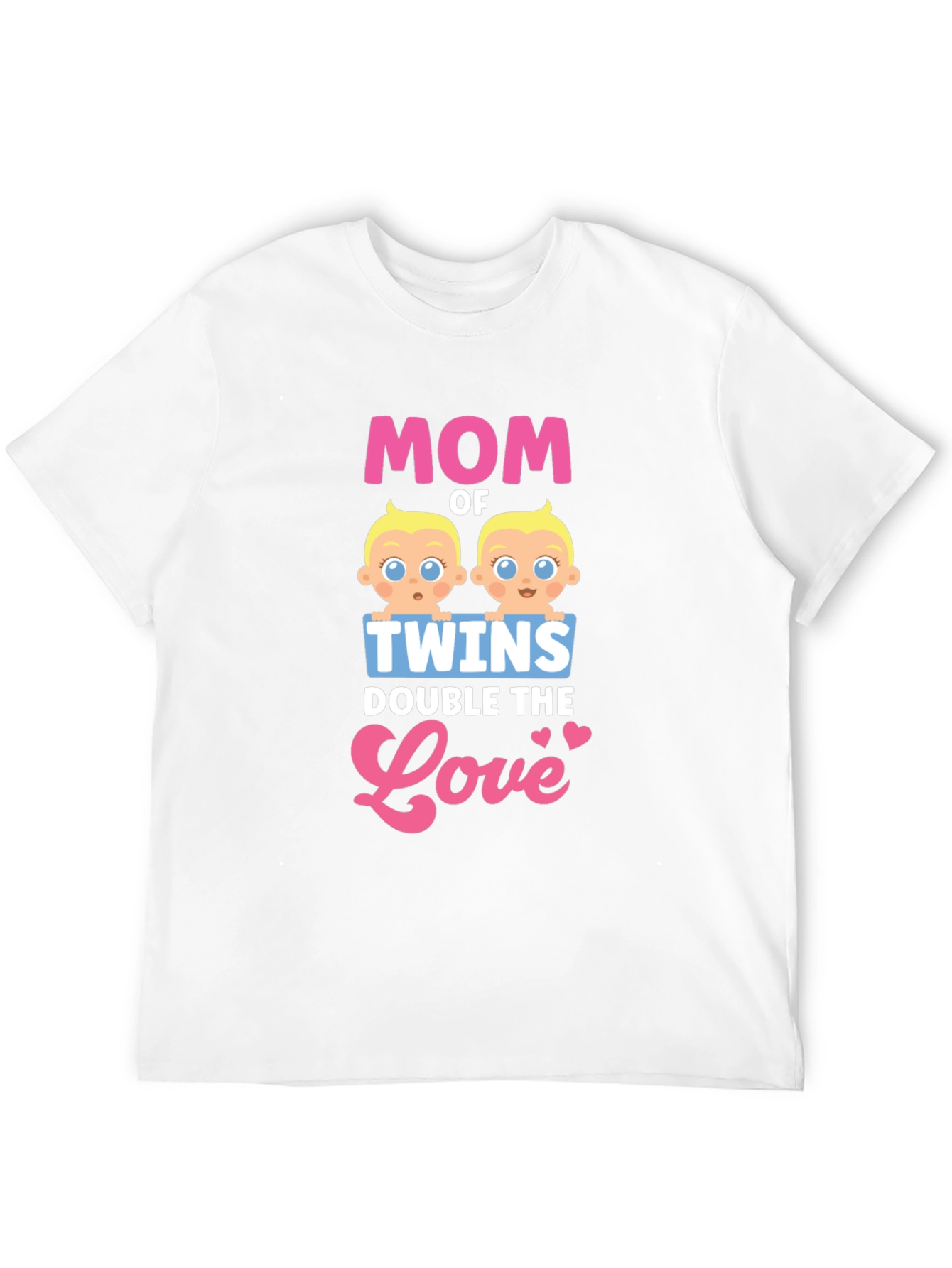 Mom of Twins T-Shirt - Double the Love!