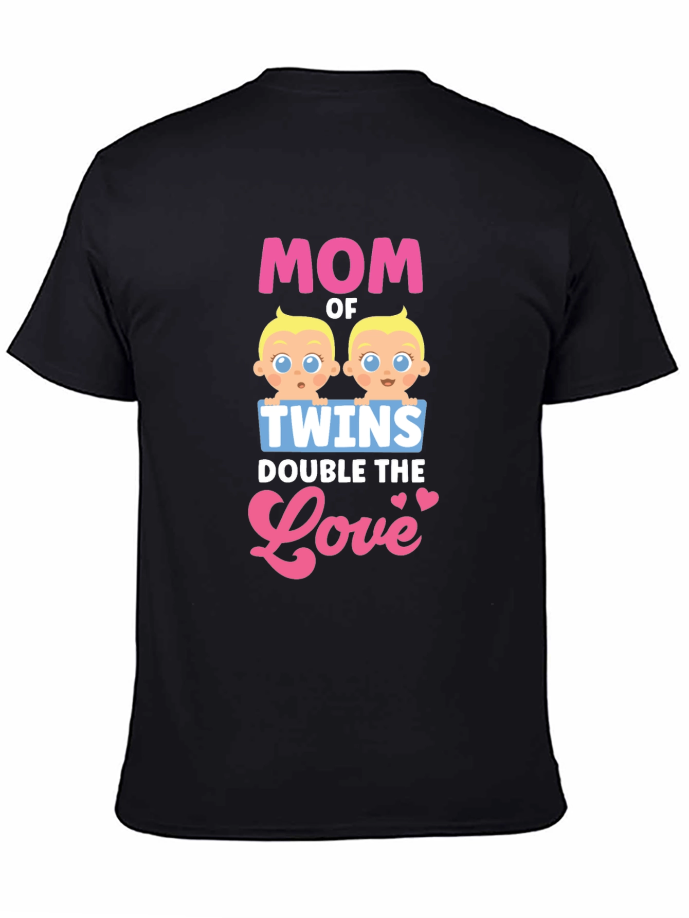 Mom of Twins T-Shirt - Double the Love!
