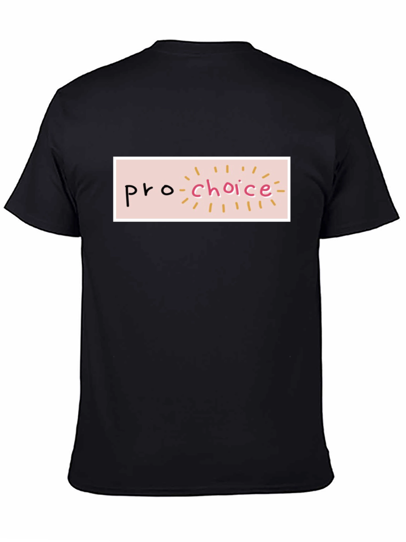 Pro-Choice Graphic T-Shirt - Black Cotton Tee