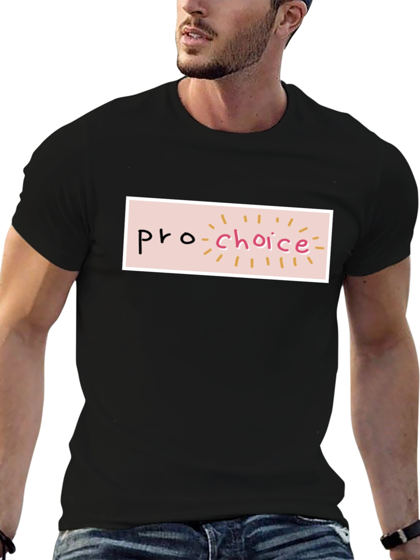 Pro-Choice Graphic T-Shirt - Black Cotton Tee