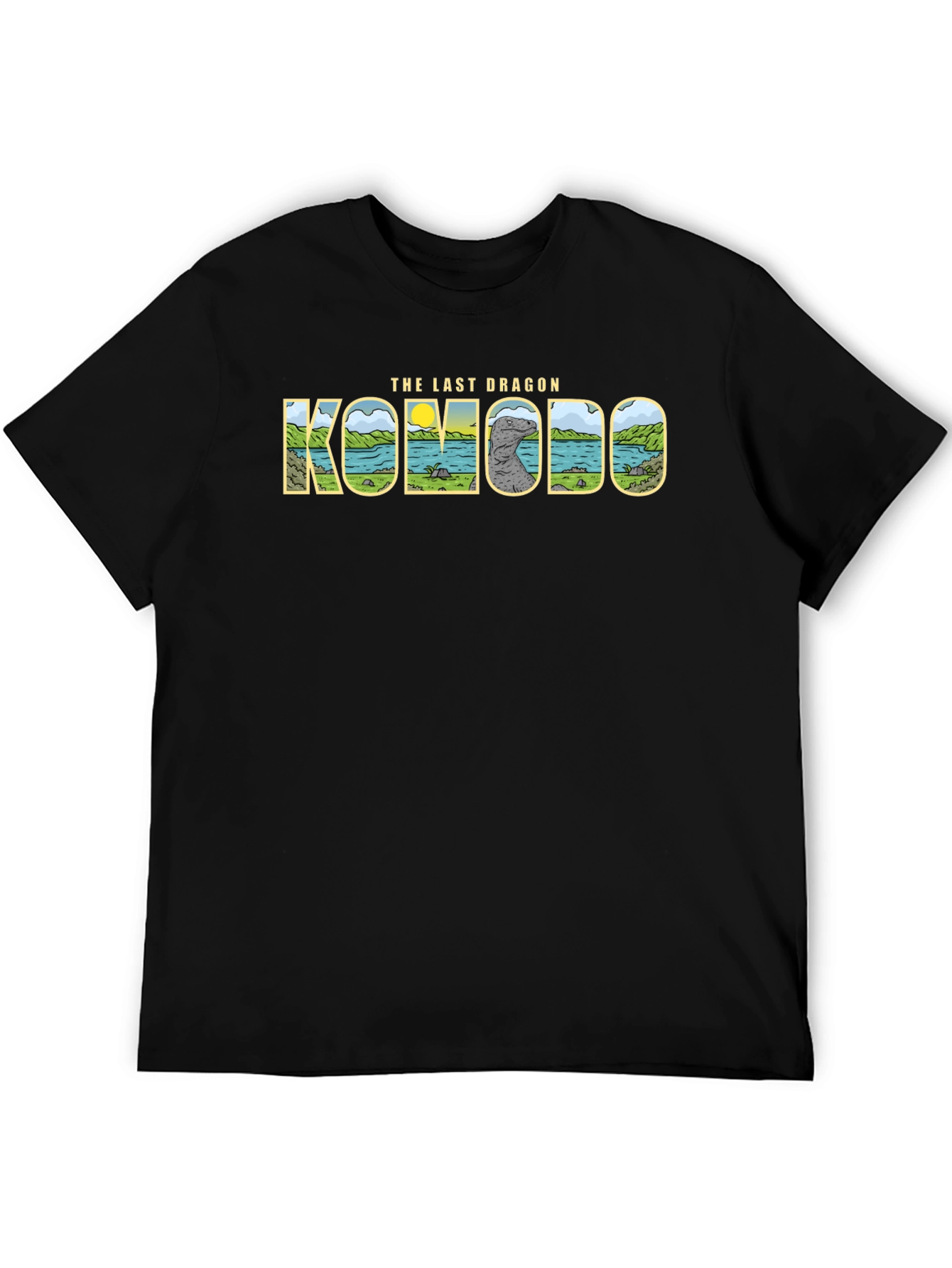 Komodo The Last Dragon Graphic T-Shirt - Black