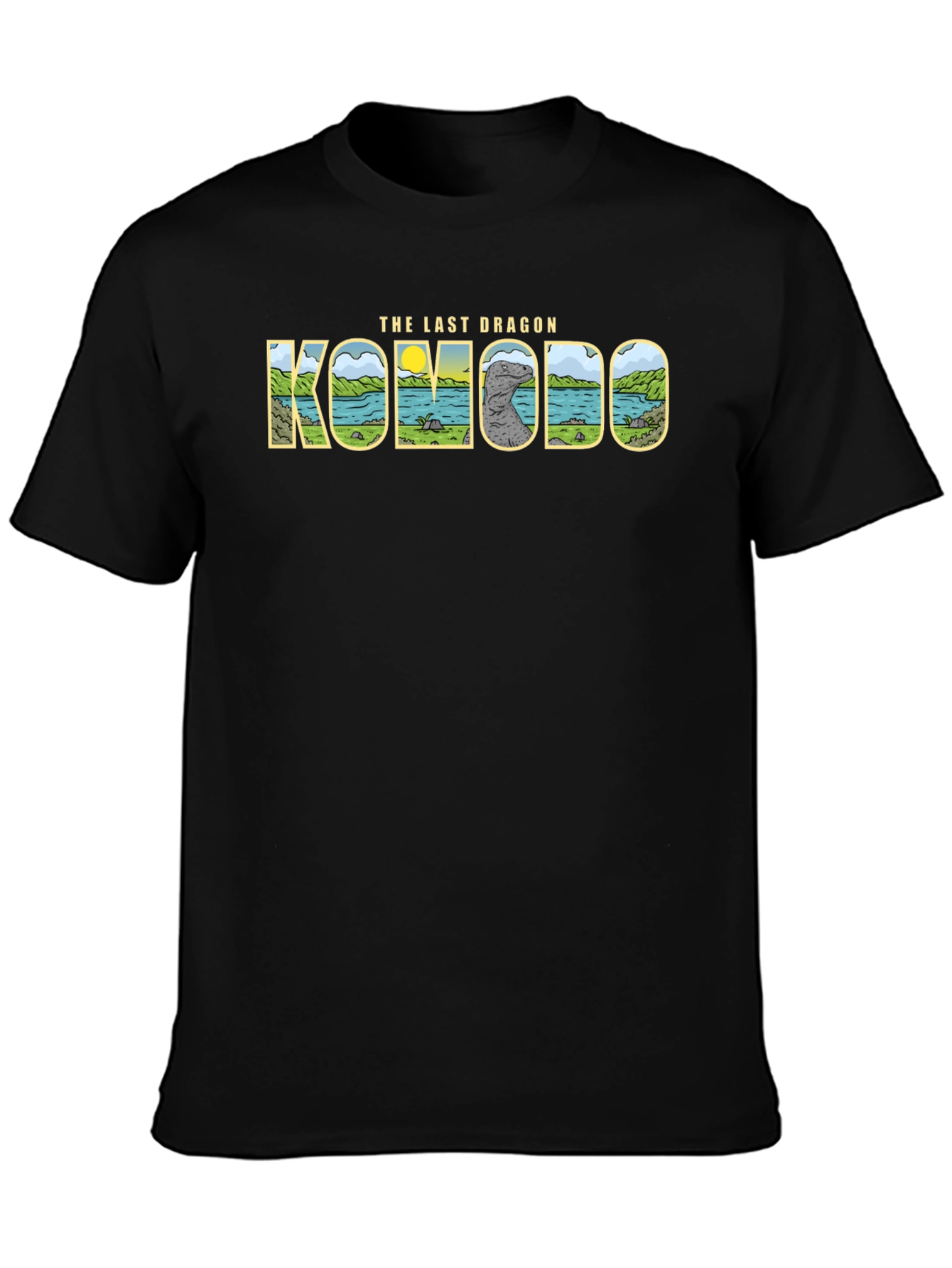 Komodo The Last Dragon Graphic T-Shirt - Black