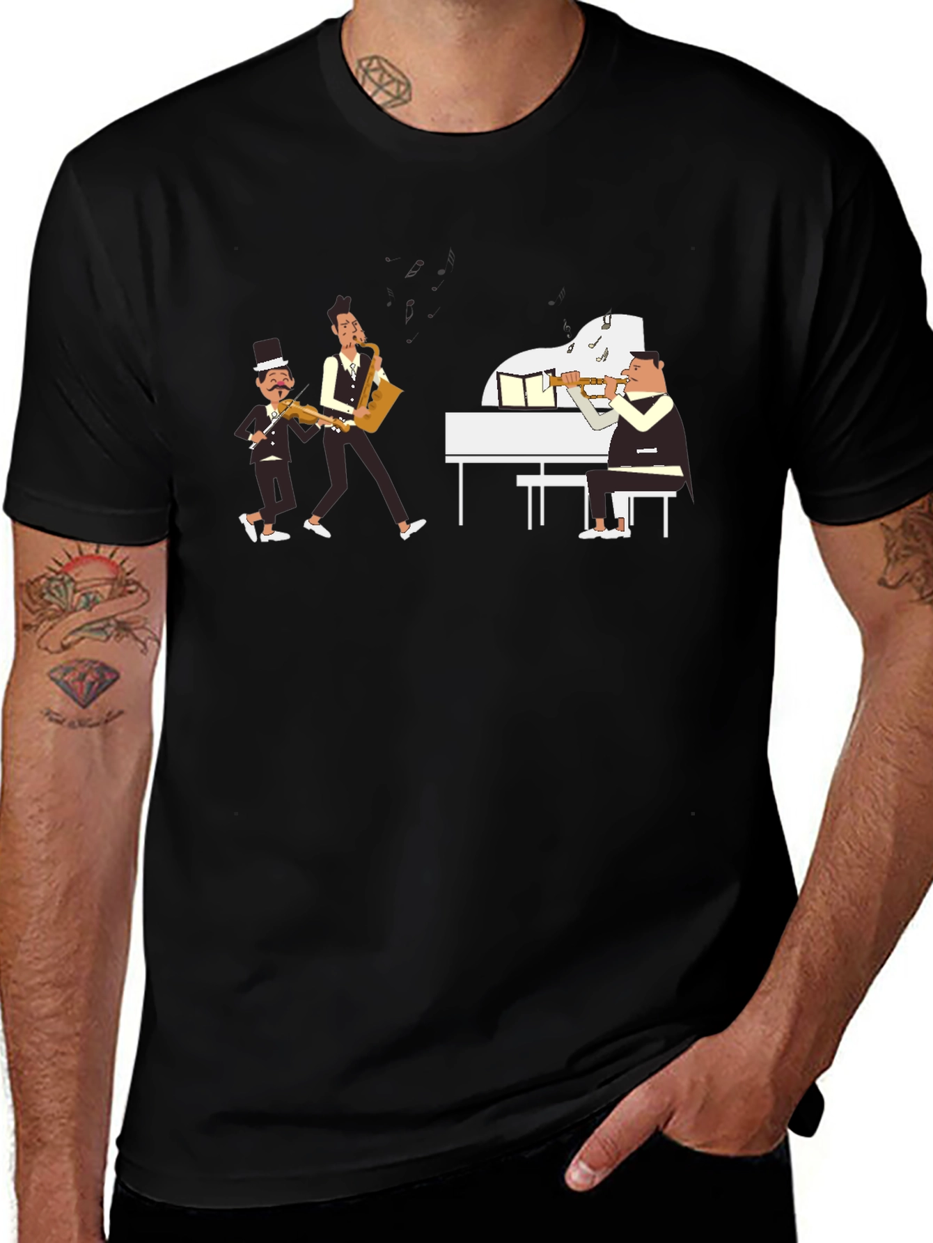 Jazz Band Graphic Tee