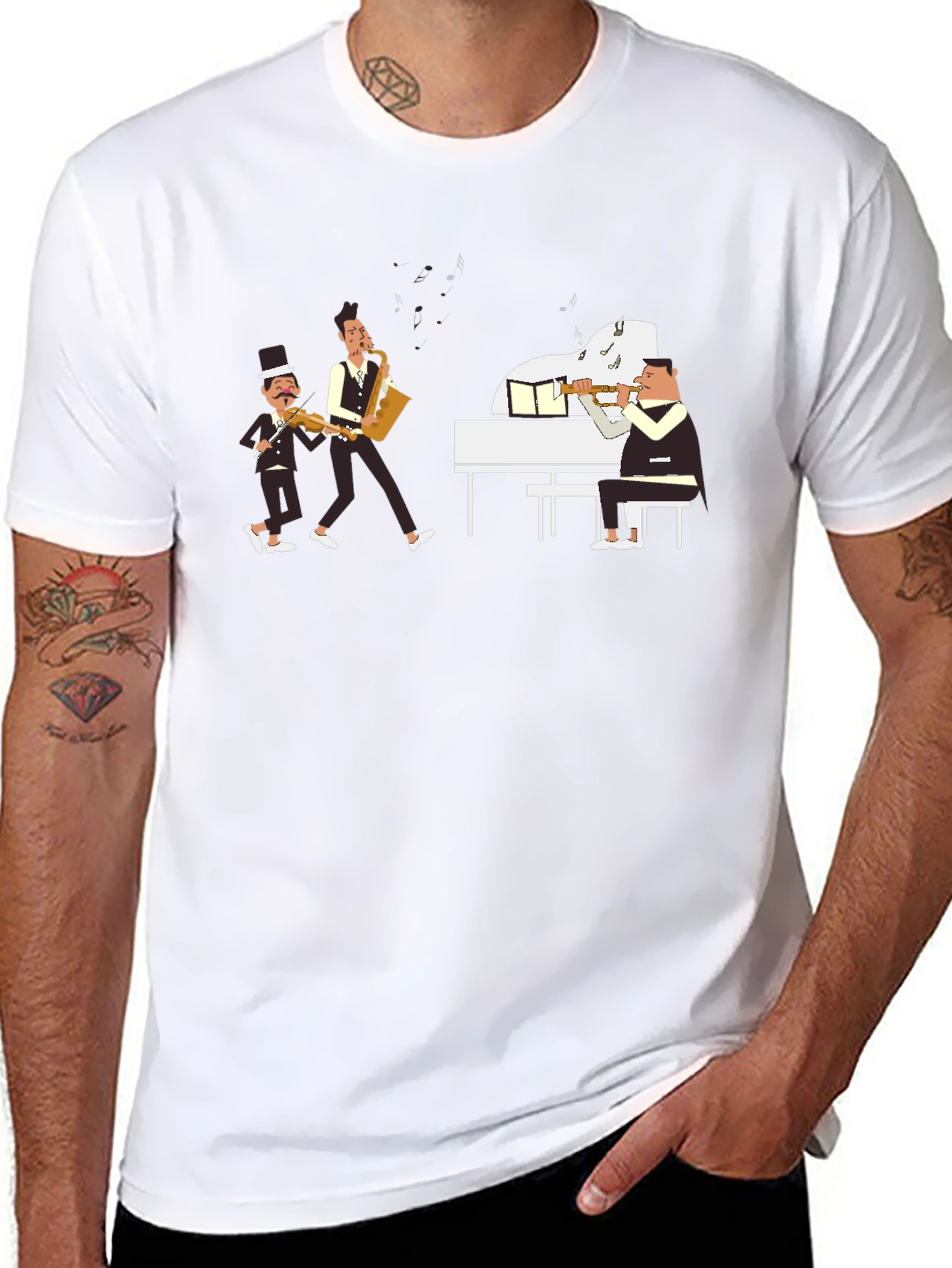 Jazz Band Graphic Tee