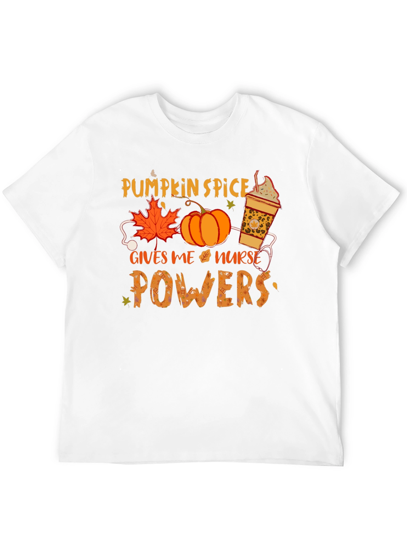 Pumpkin Spice Nurse Powers T-Shirt