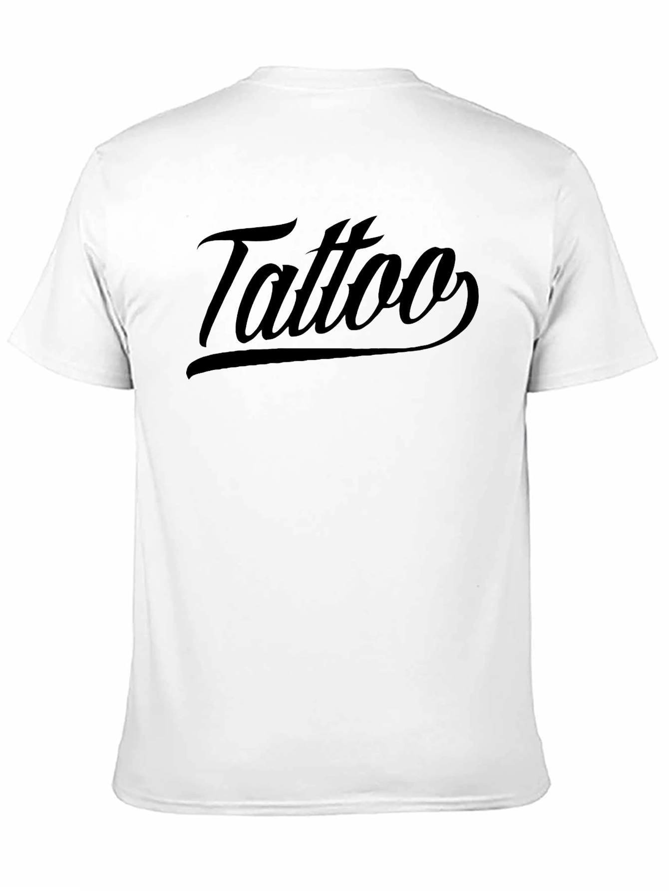 Tattoo Graphic T-Shirt - Mens Black Crew Neck Tee