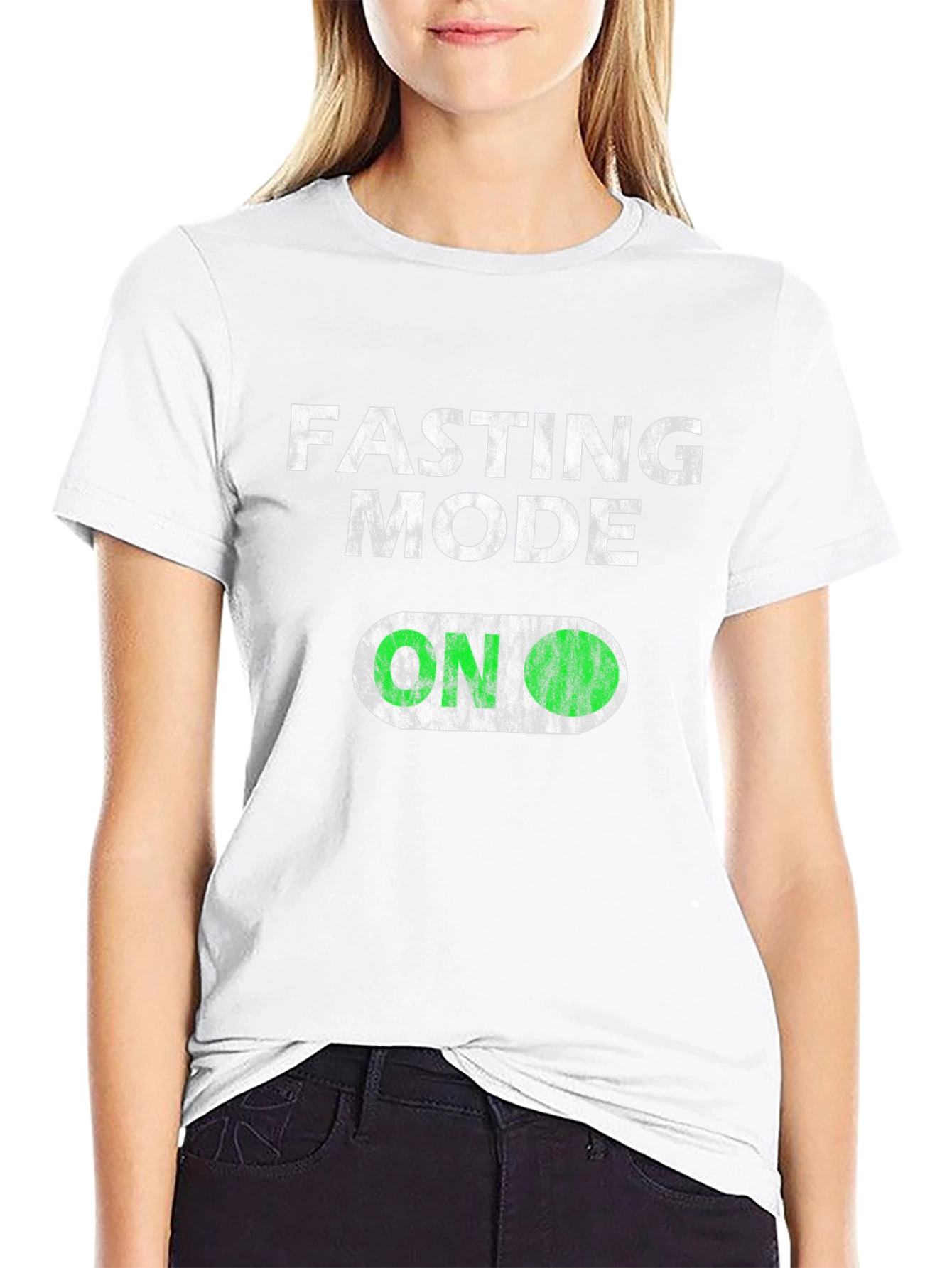 Fasting Mode On T-Shirt - Trendy Graphic Tee