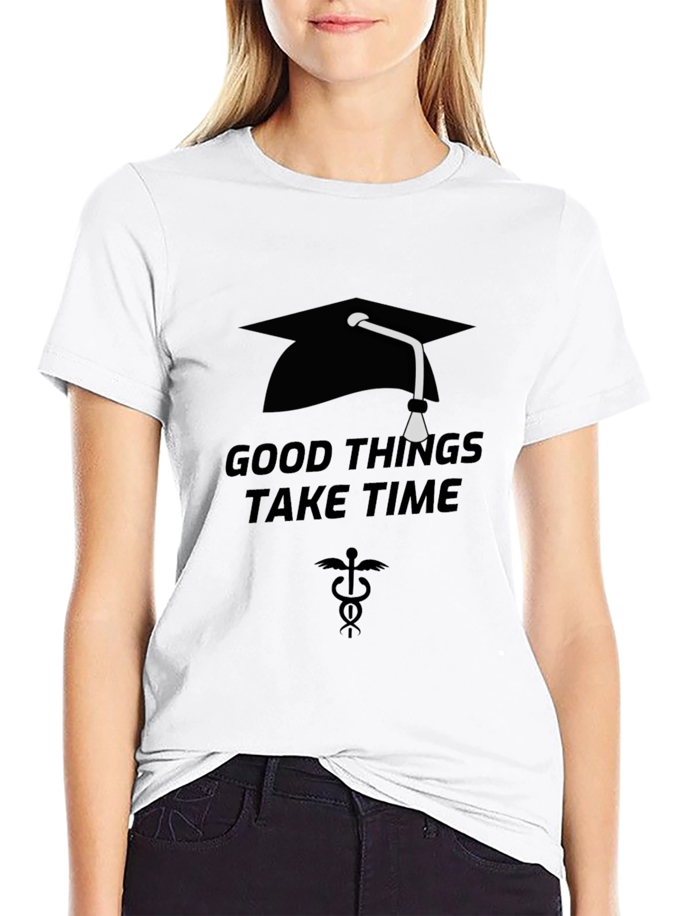 Graduation T-Shirt - Good Things Take Time Tee