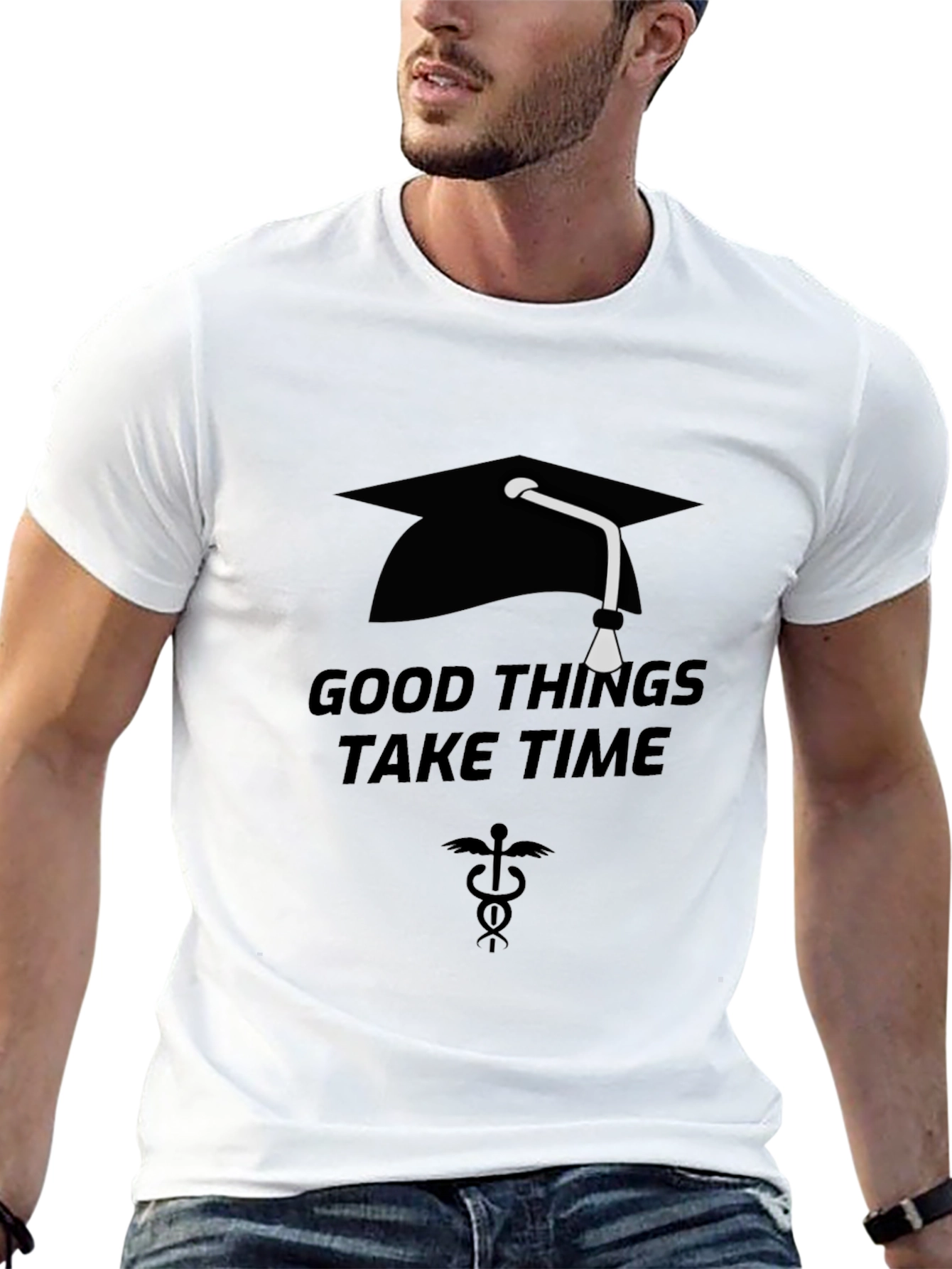 Graduation T-Shirt - Good Things Take Time Tee
